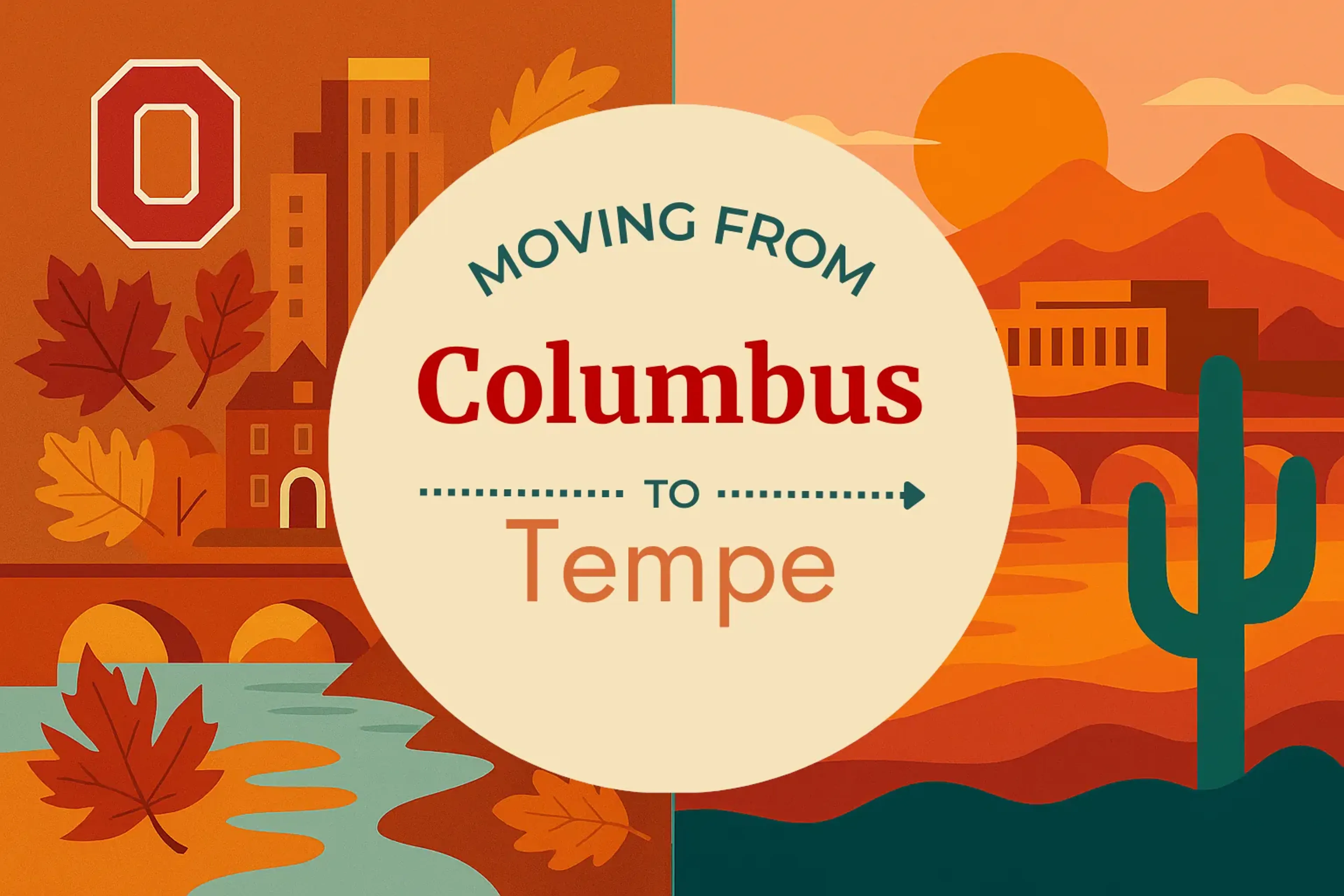 Side-by-side comparison of Columbus to Tempe moving companies