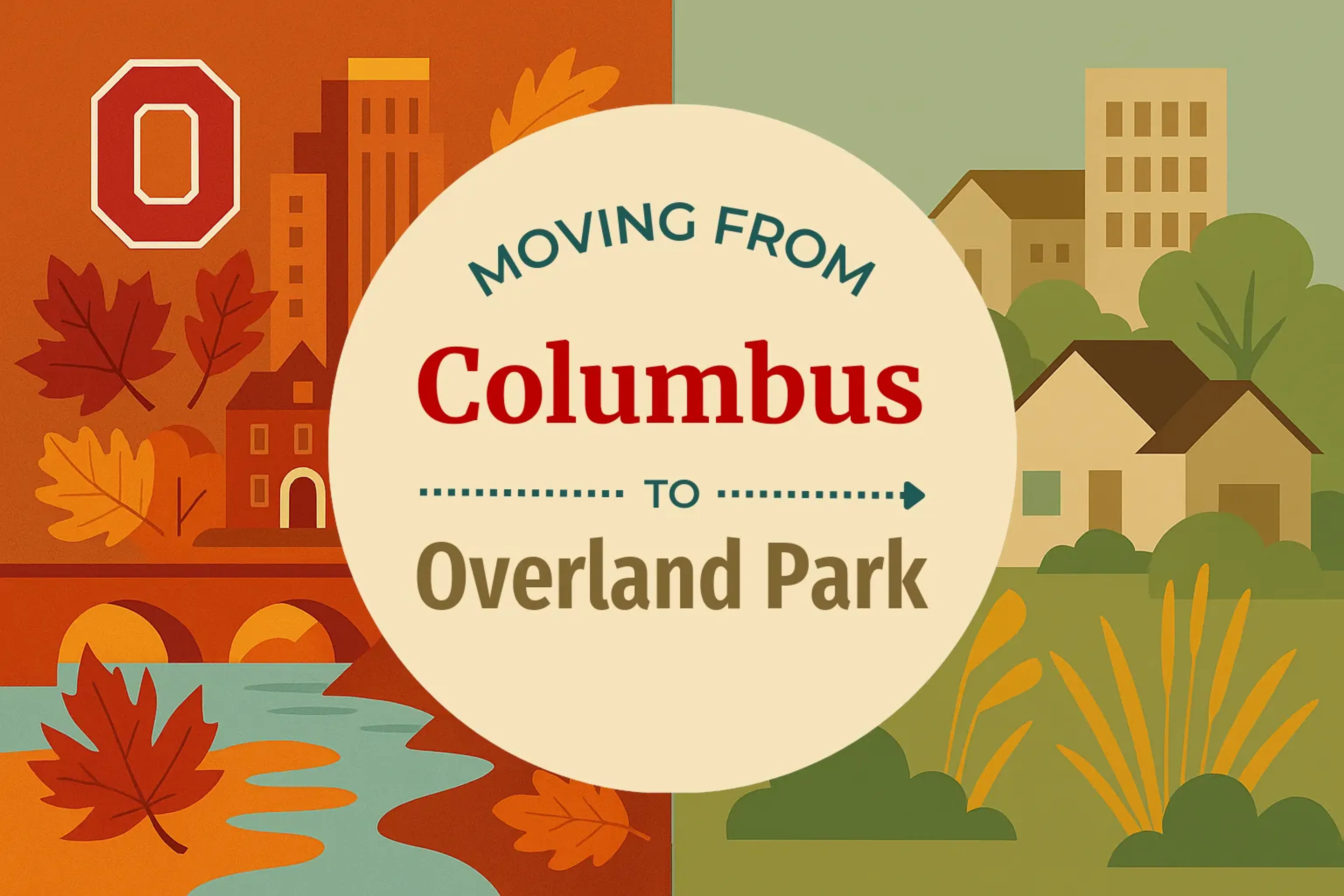Side-by-side comparison of Columbus to Overland Park moving companies
