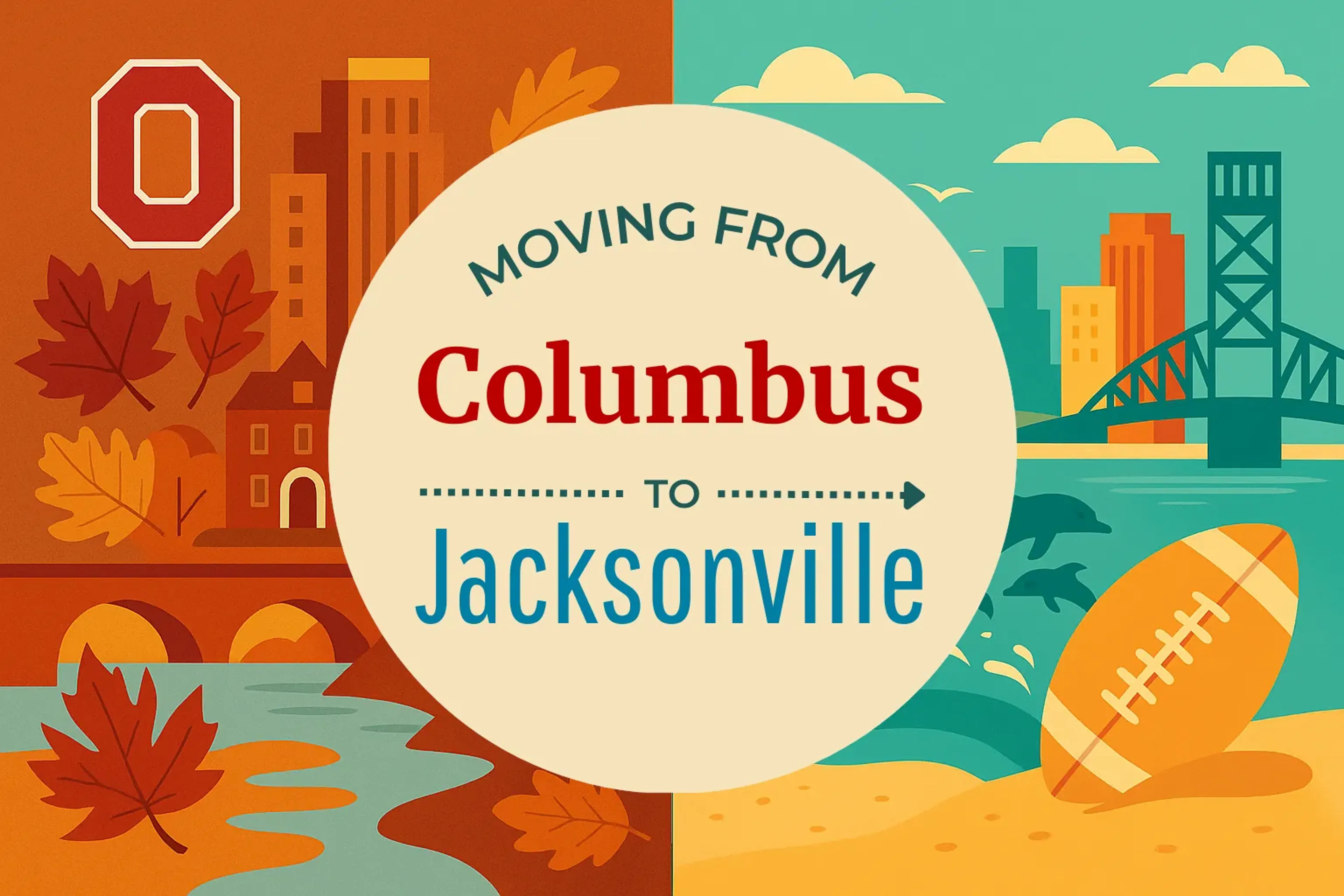 Side-by-side comparison of Columbus to Jacksonville moving companies