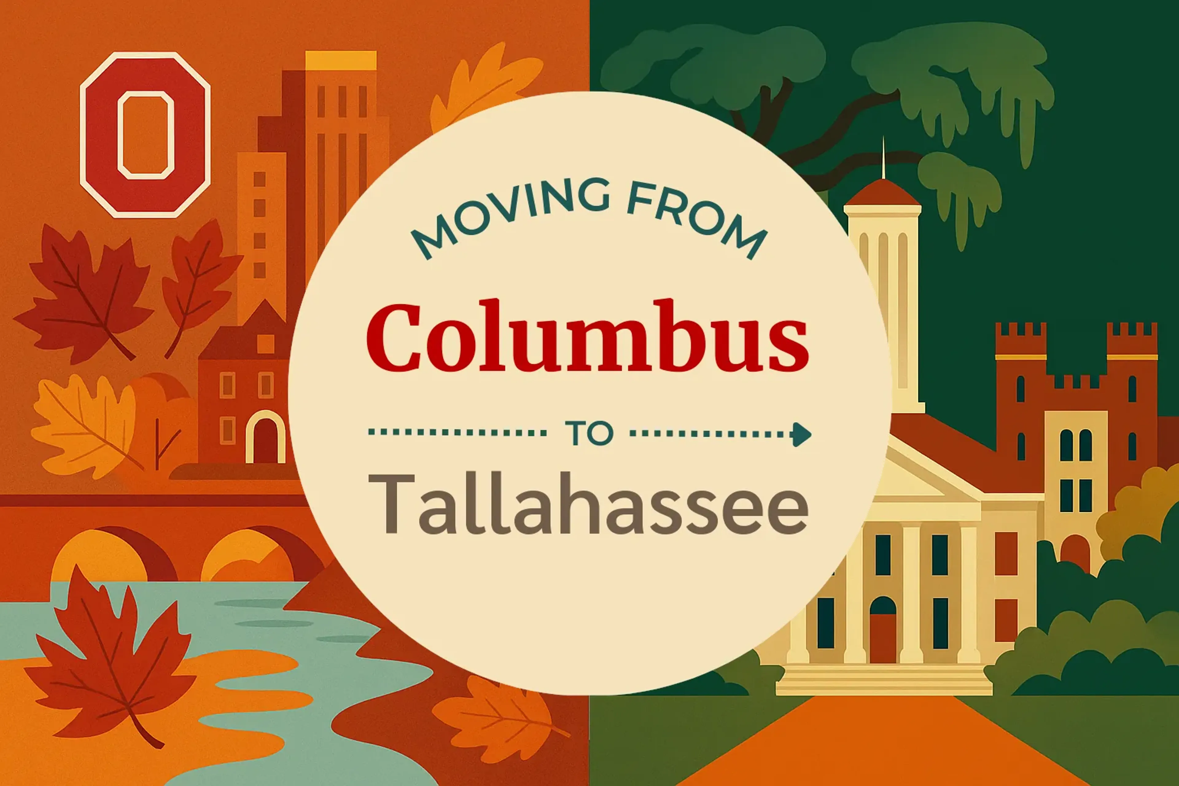 Side-by-side comparison of Columbus to Tallahassee moving companies