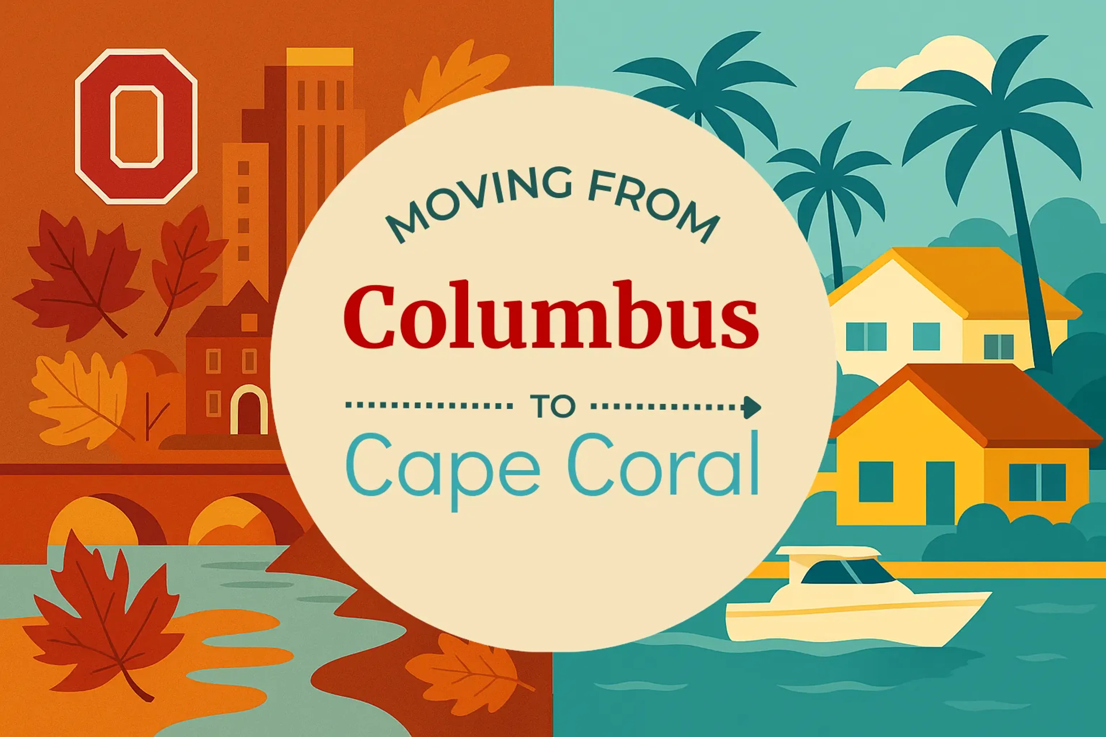 Side-by-side comparison of Columbus to Cape Coral moving companies
