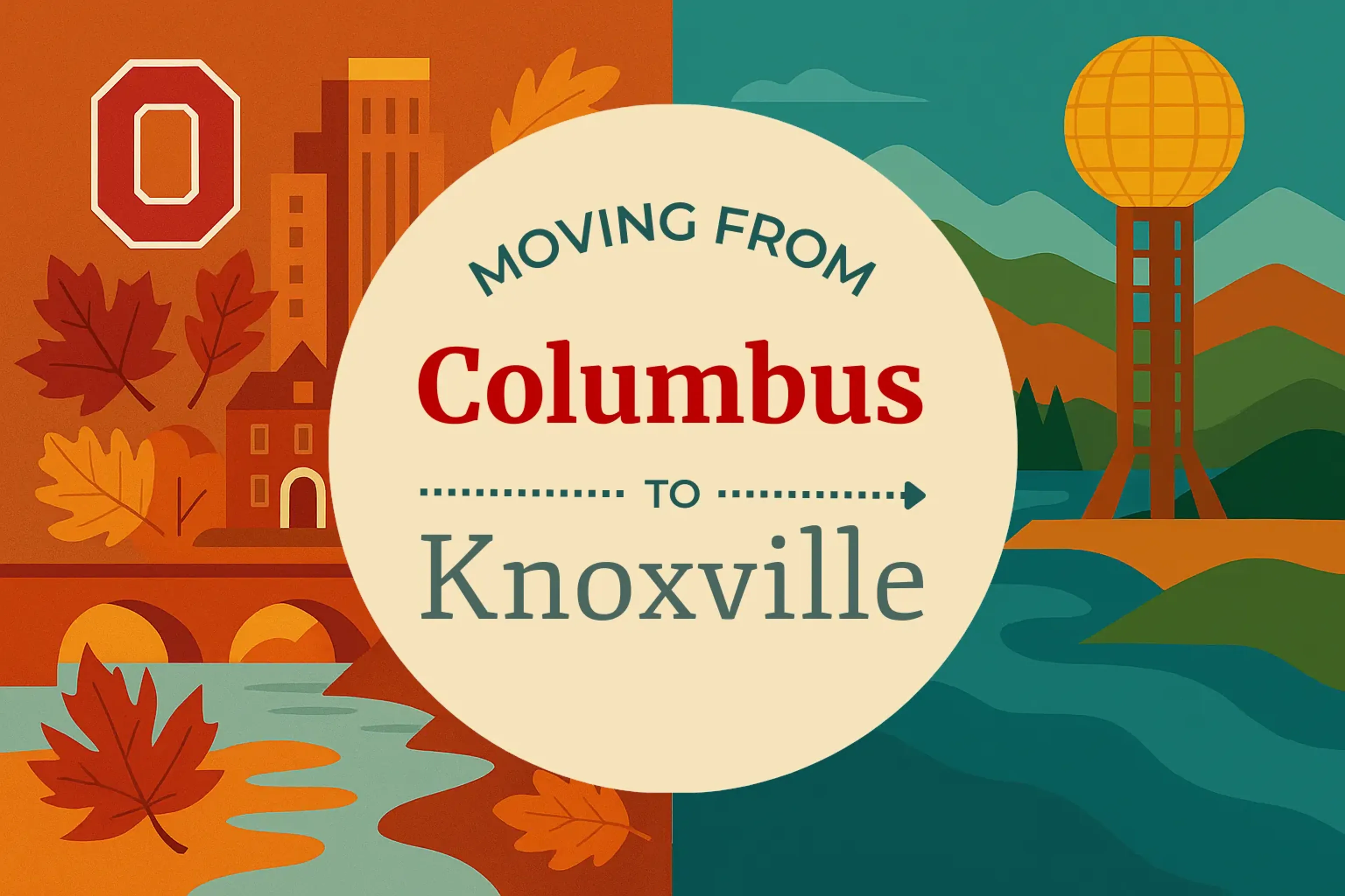 Side-by-side comparison of Columbus to Knoxville moving companies