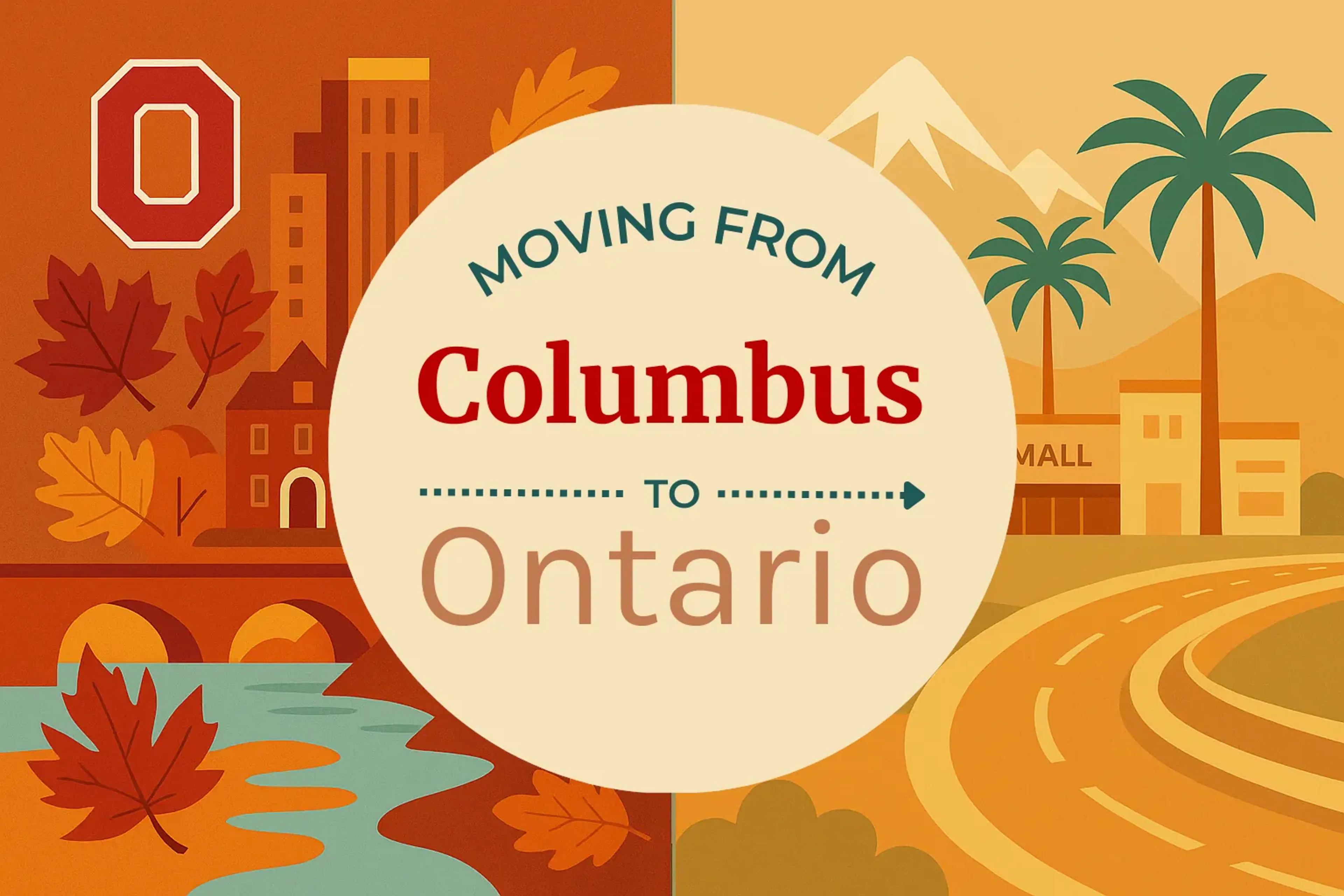 Side-by-side comparison of Columbus to Ontario moving companies