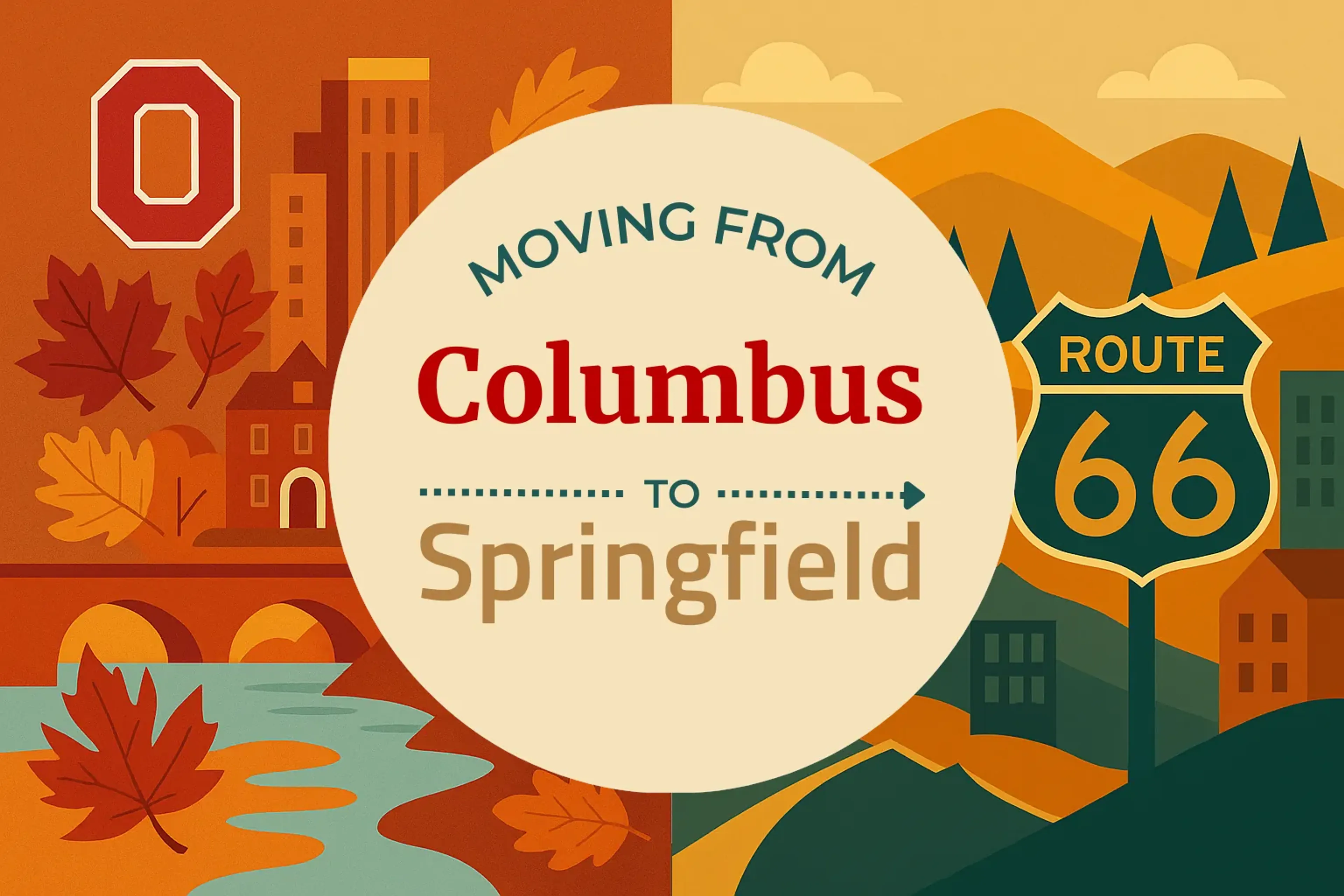 Side-by-side comparison of Columbus to Springfield moving companies