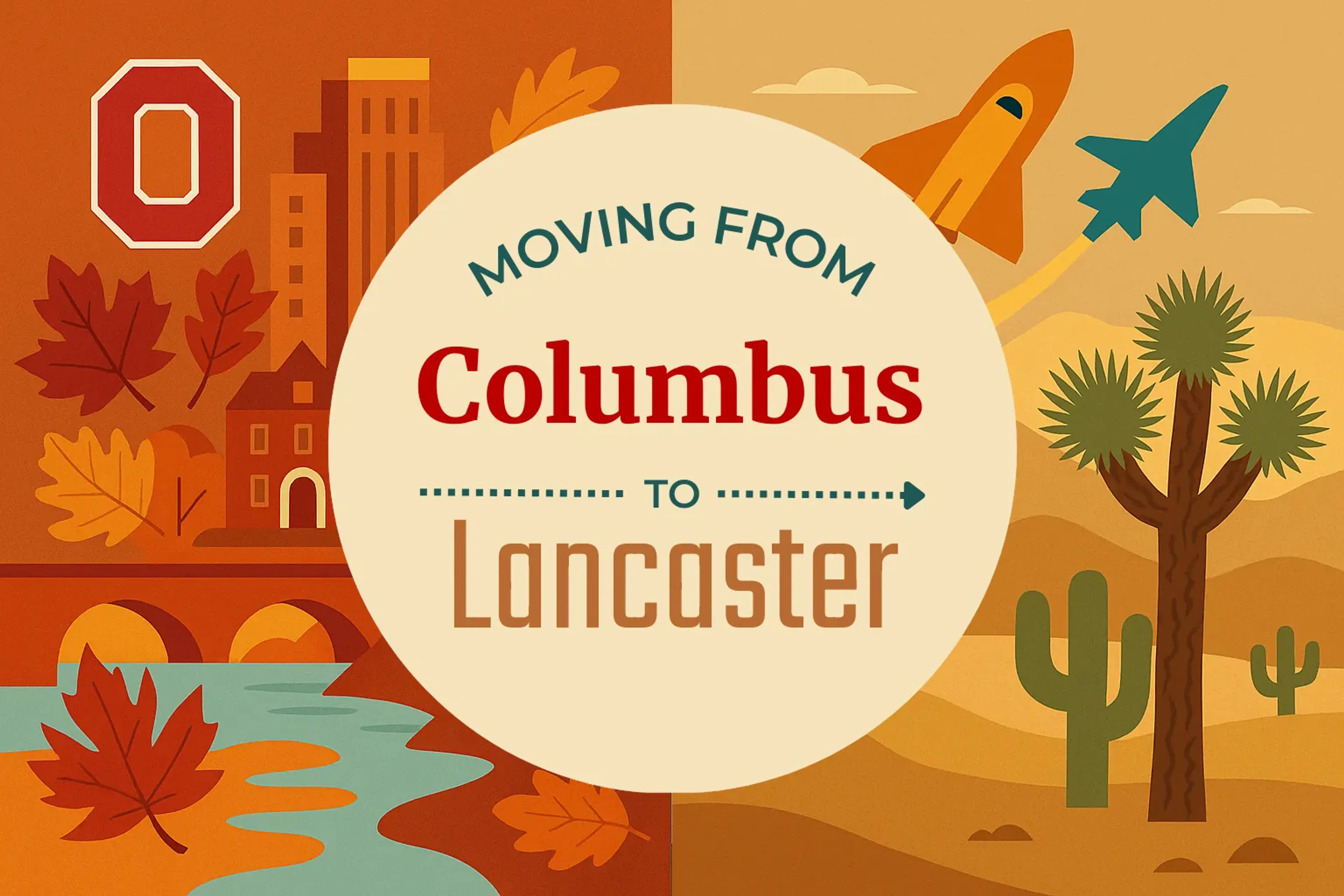 Side-by-side comparison of Columbus to Lancaster moving companies