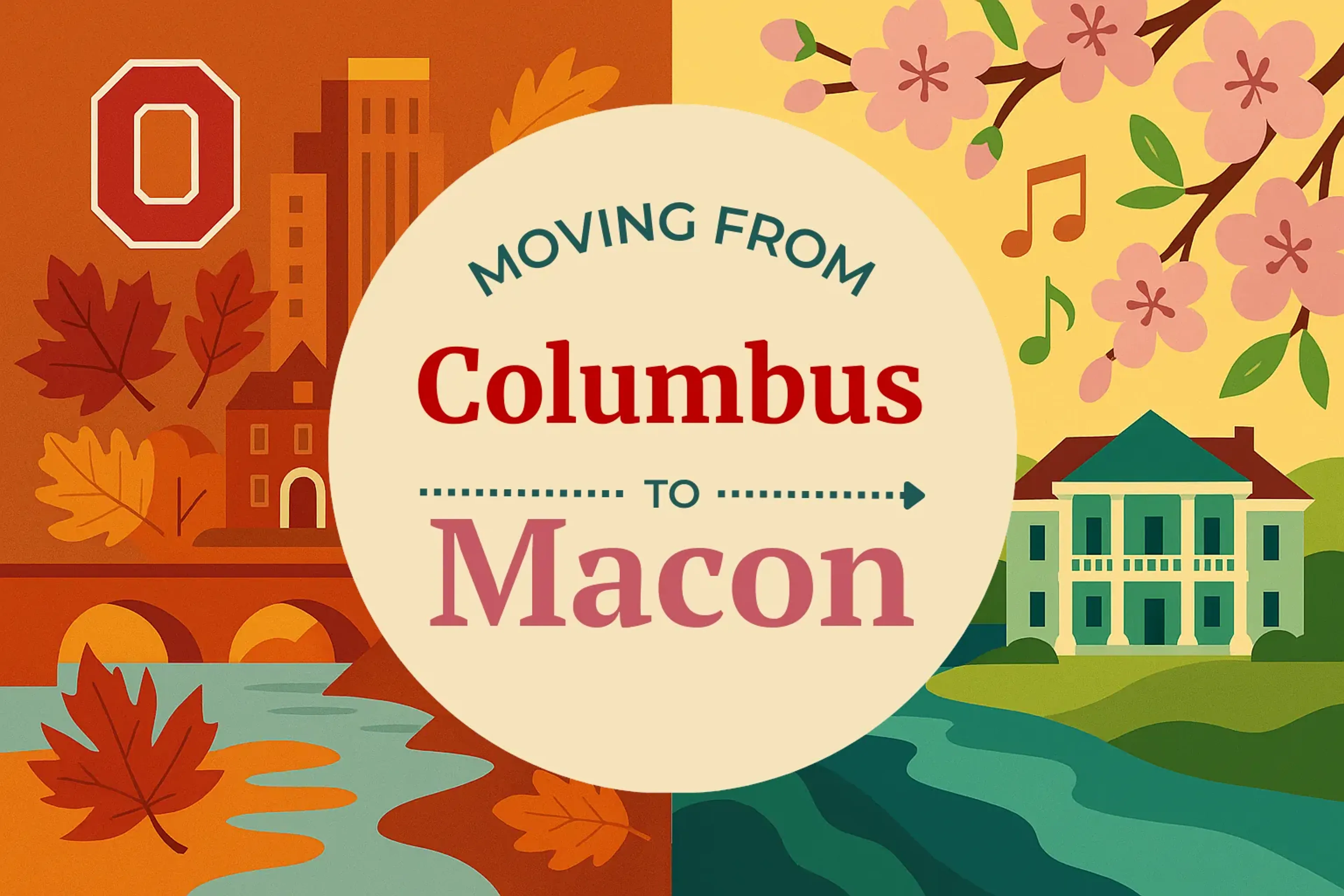 Side-by-side comparison of Columbus to Macon moving companies