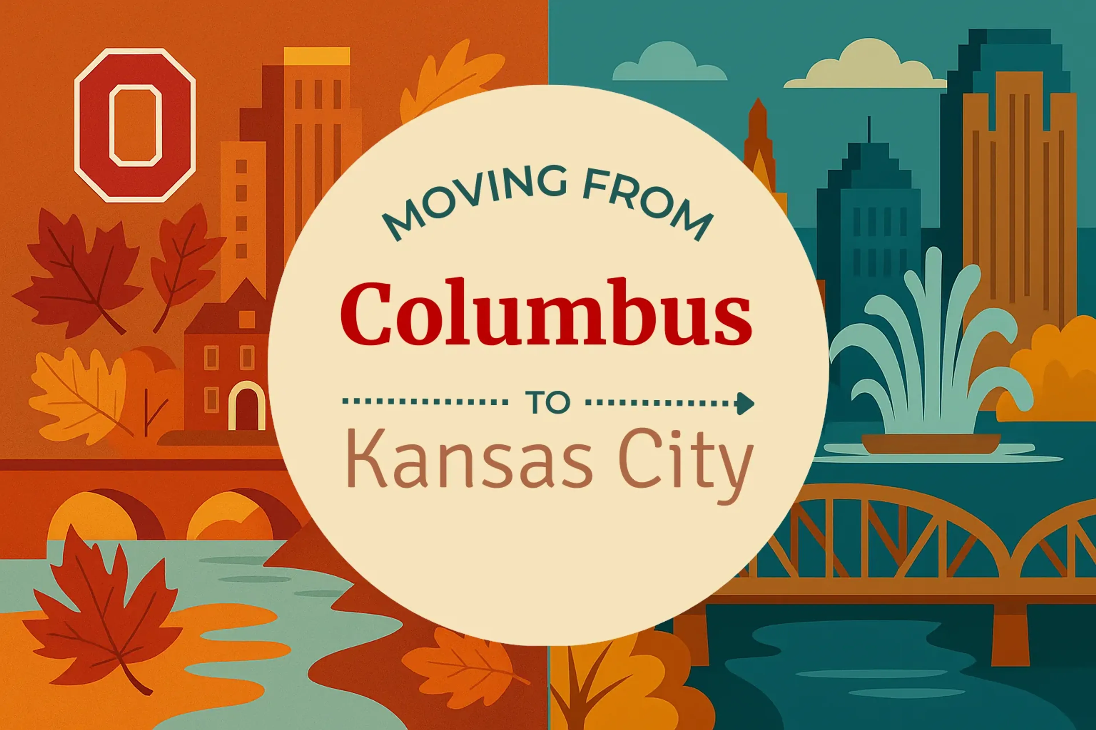 Side-by-side comparison of Columbus to Kansas City moving companies