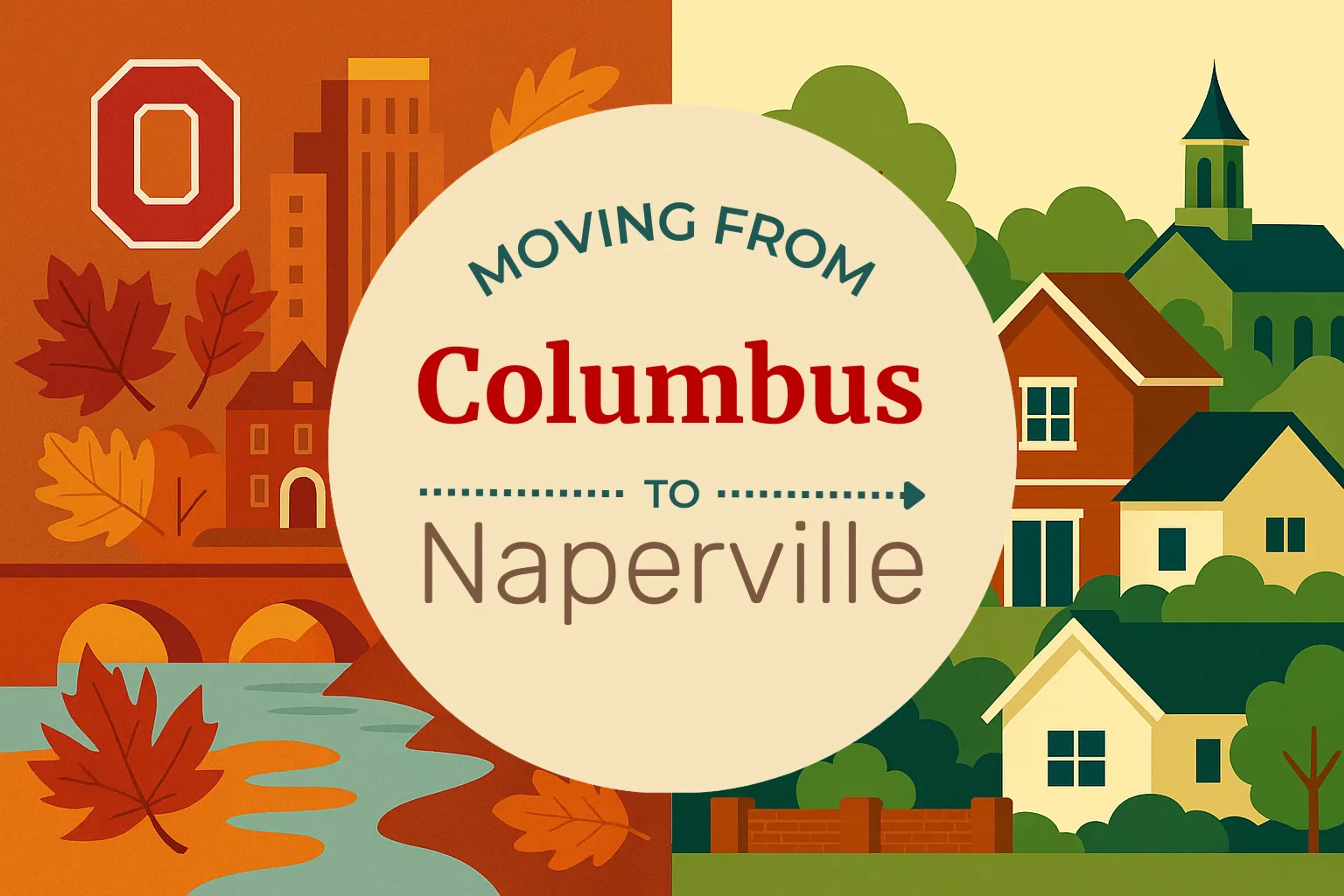 Side-by-side comparison of Columbus to Naperville moving companies
