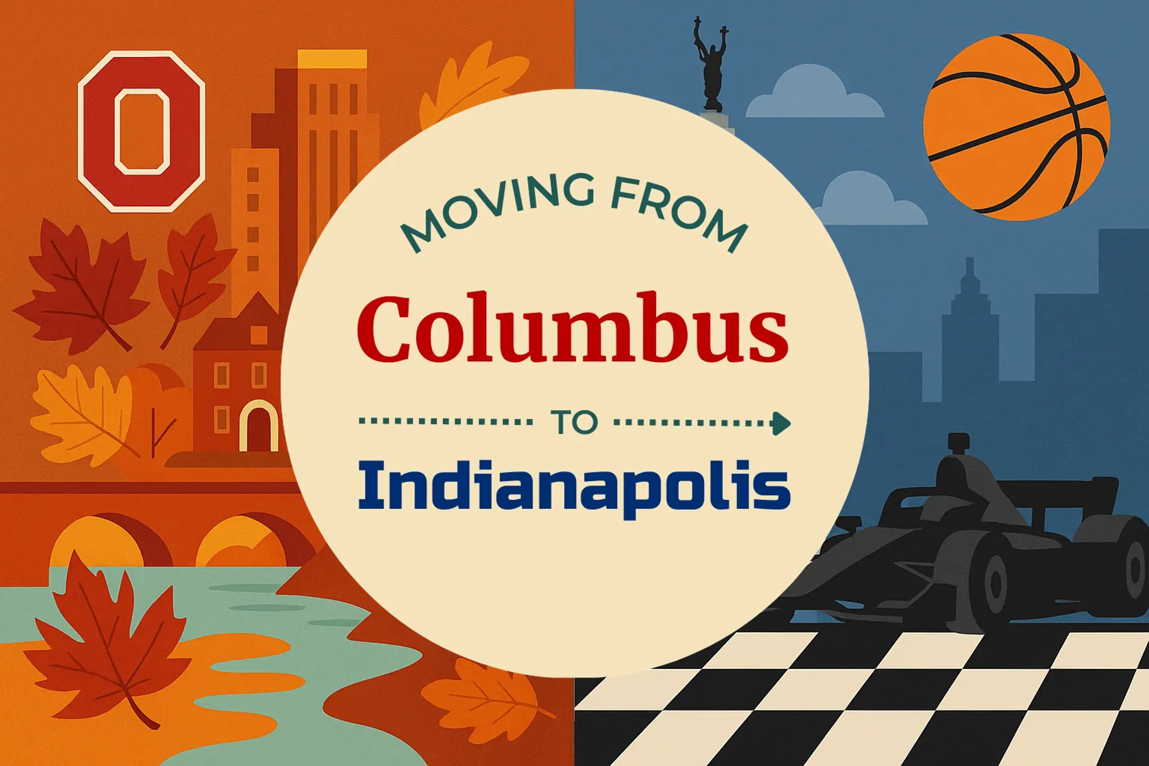 Side-by-side comparison of Columbus to Indianapolis moving companies