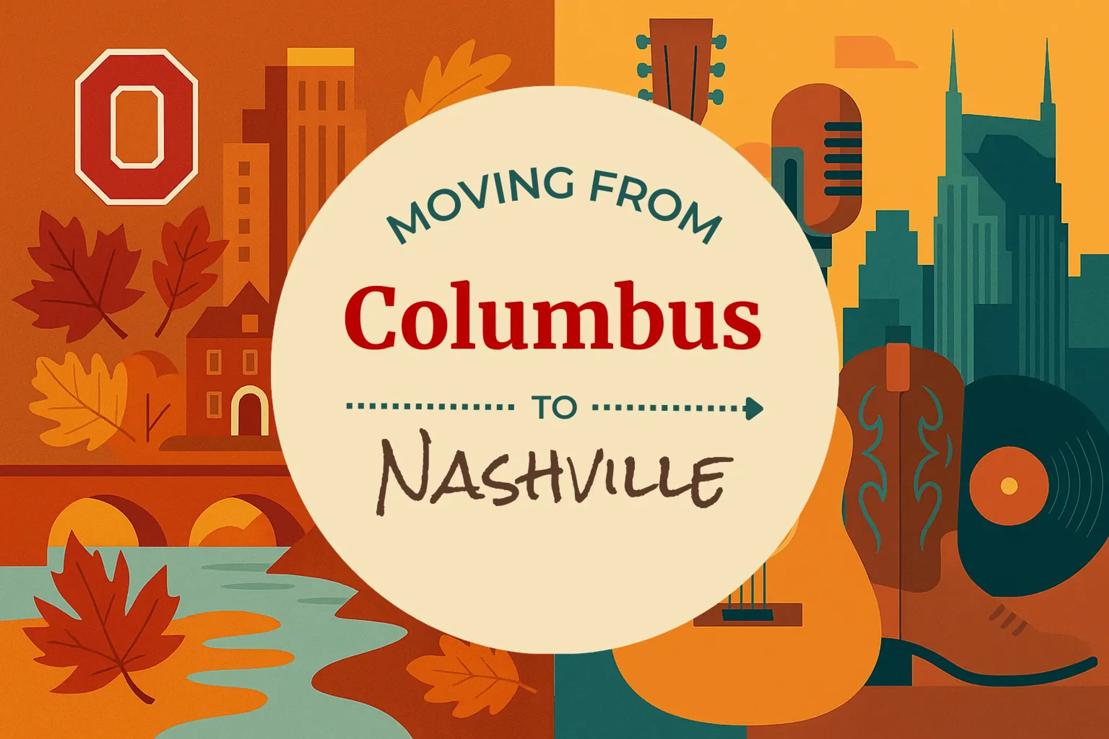 Side-by-side comparison of Columbus to Nashville moving companies