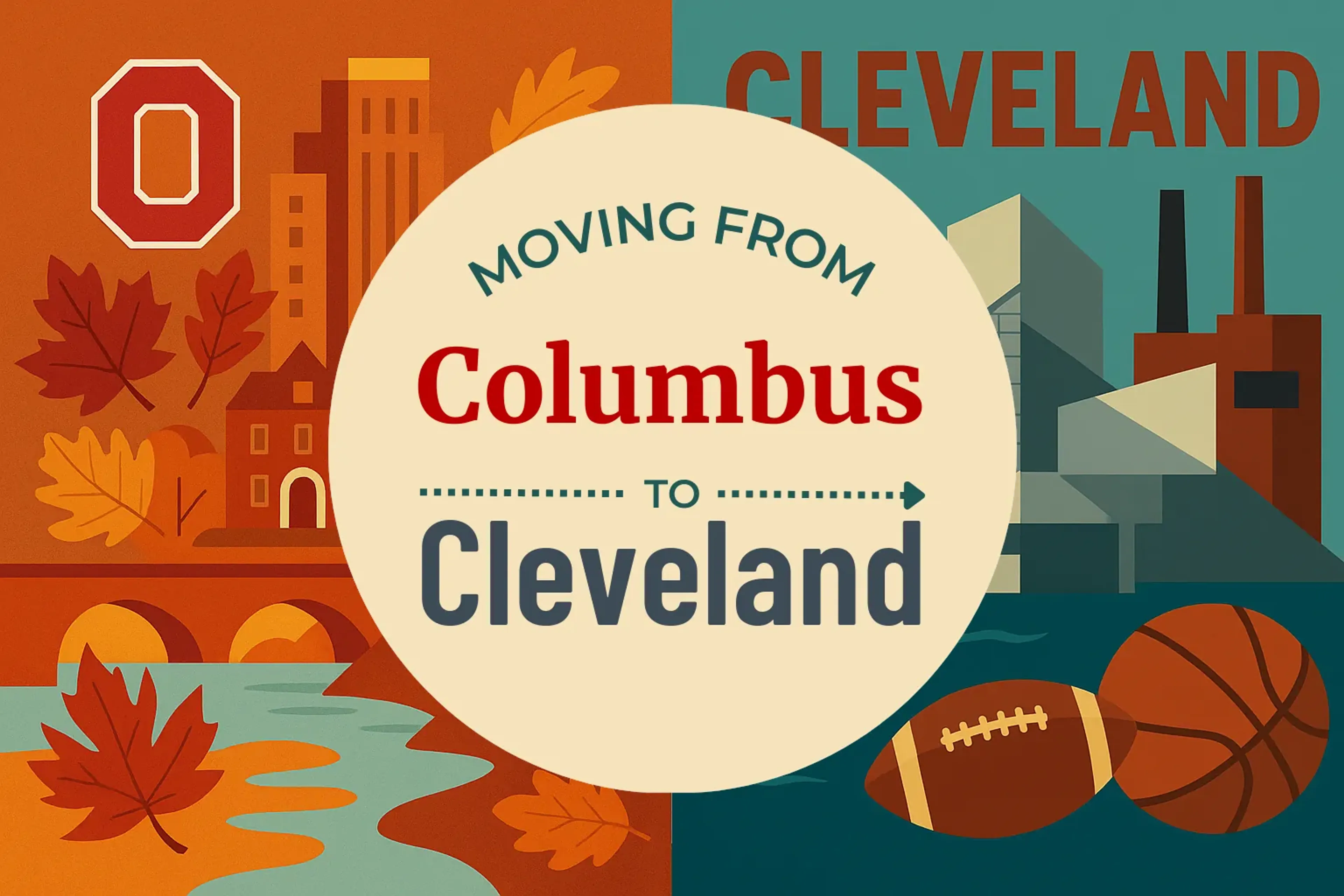 Side-by-side comparison of Columbus to Cleveland moving companies