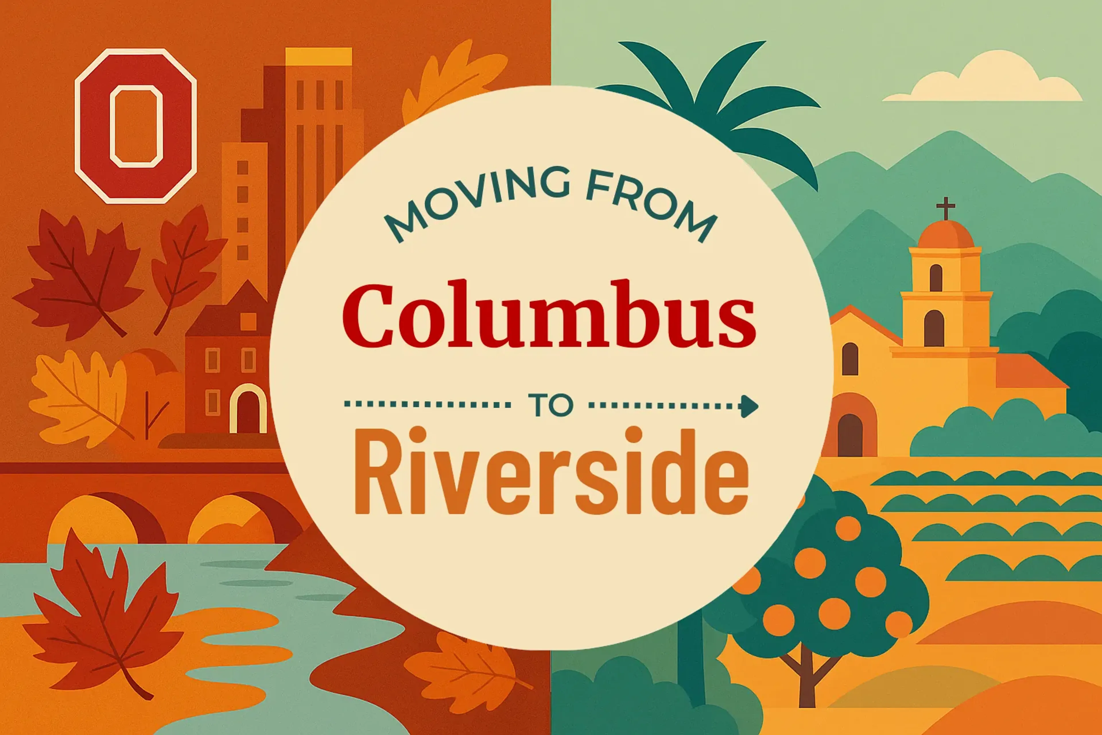 Side-by-side comparison of Columbus to Riverside moving companies