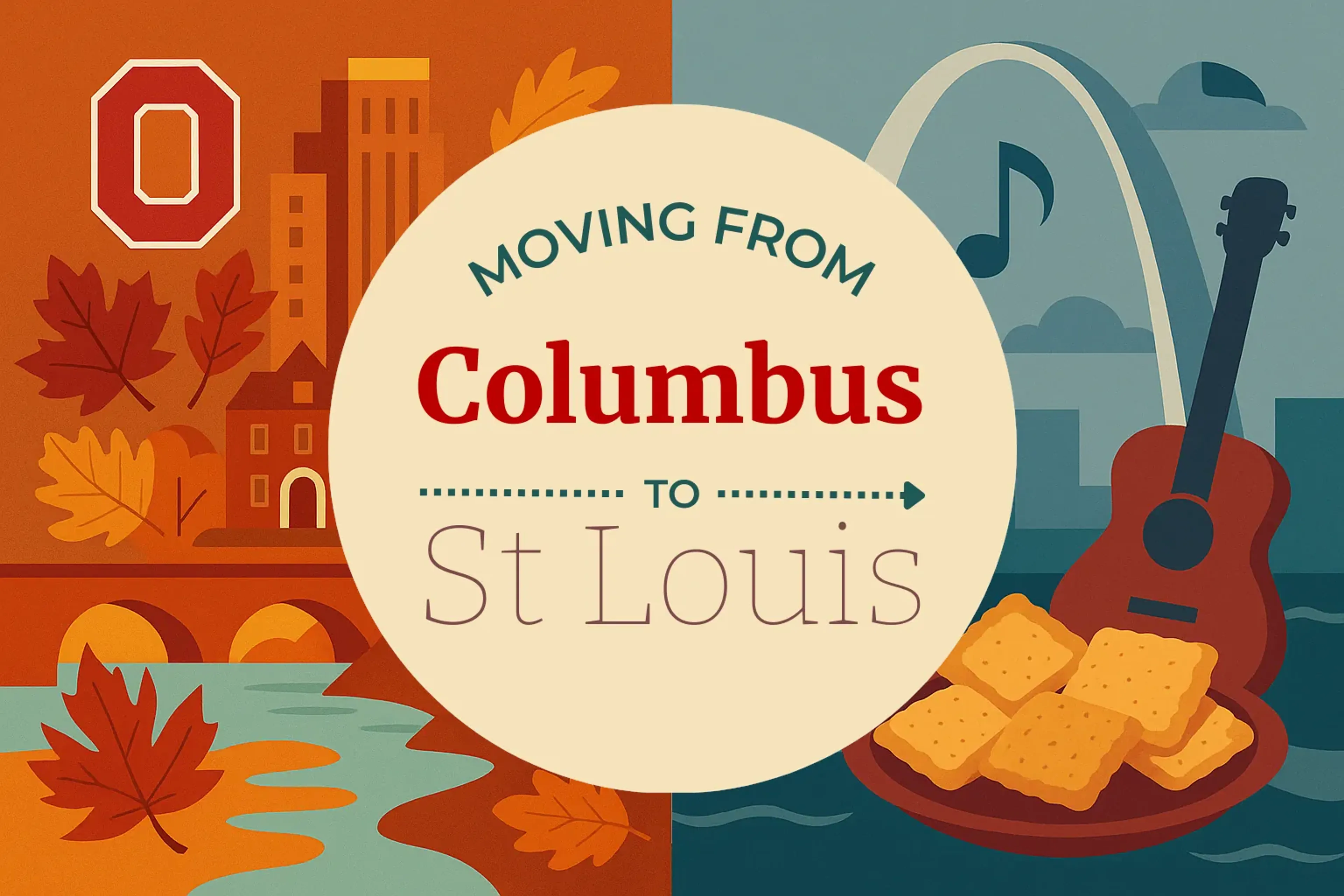 Side-by-side comparison of Columbus to St. Louis moving companies
