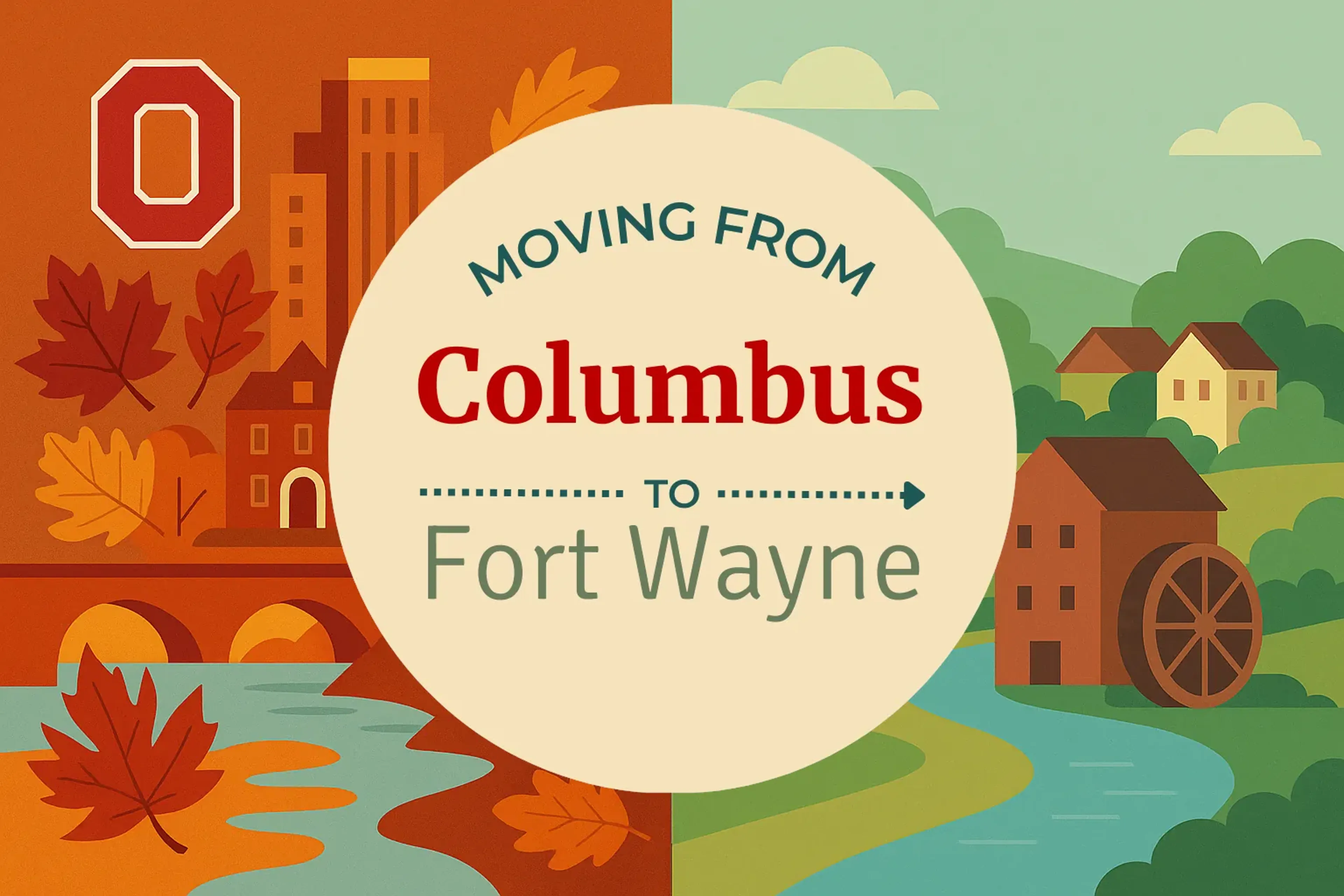 Side-by-side comparison of Columbus to Fort Wayne moving companies