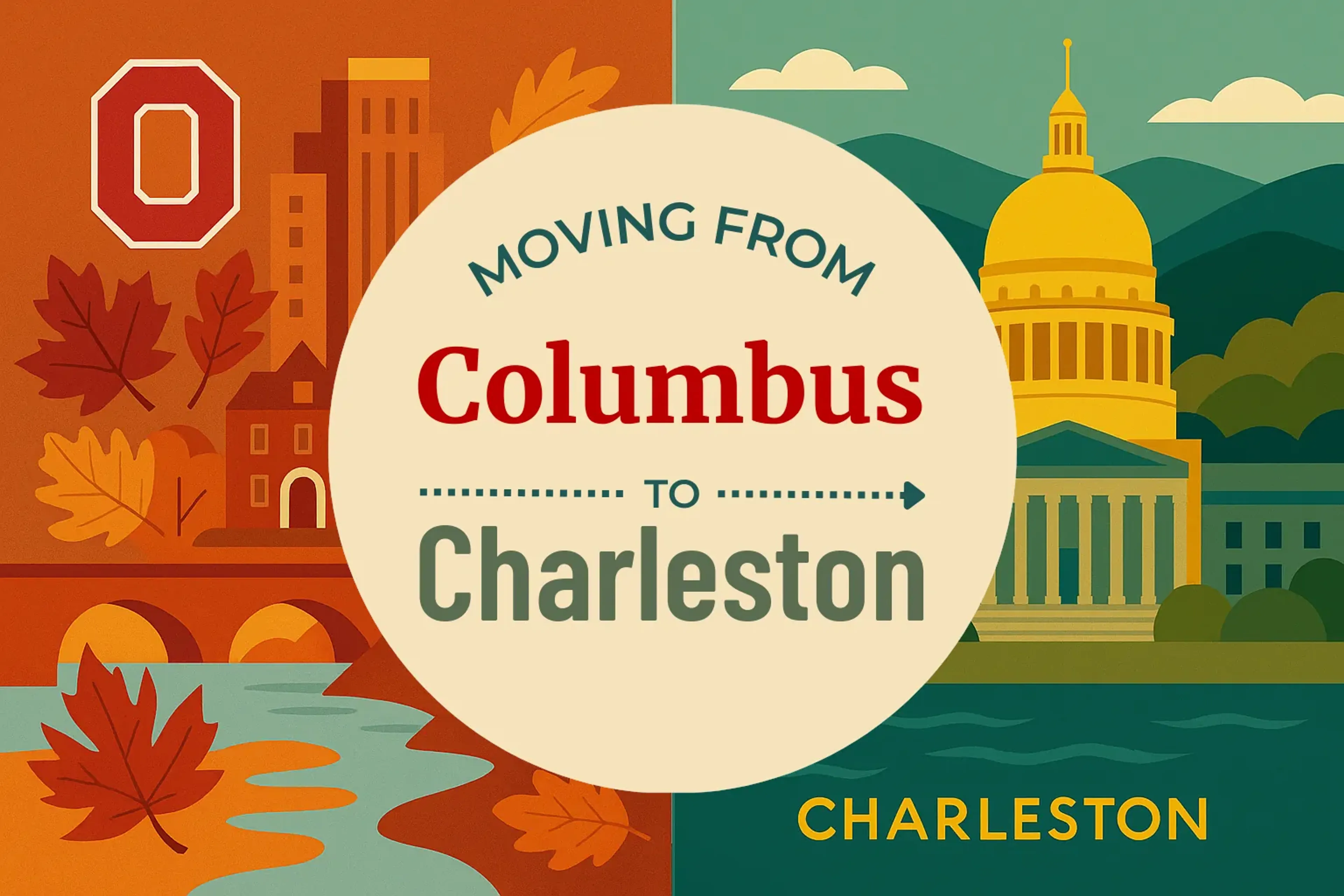 Side-by-side comparison of Columbus to Charleston moving companies