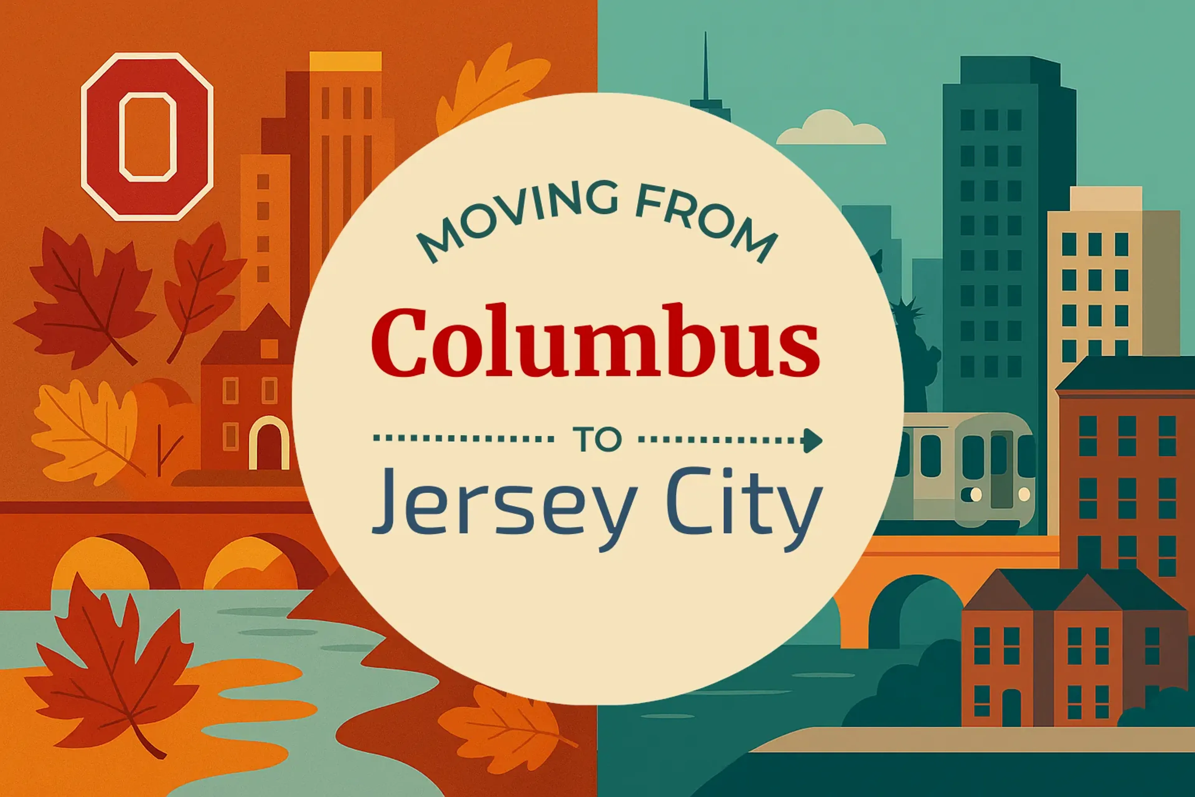 Side-by-side comparison of Columbus to Jersey City moving companies