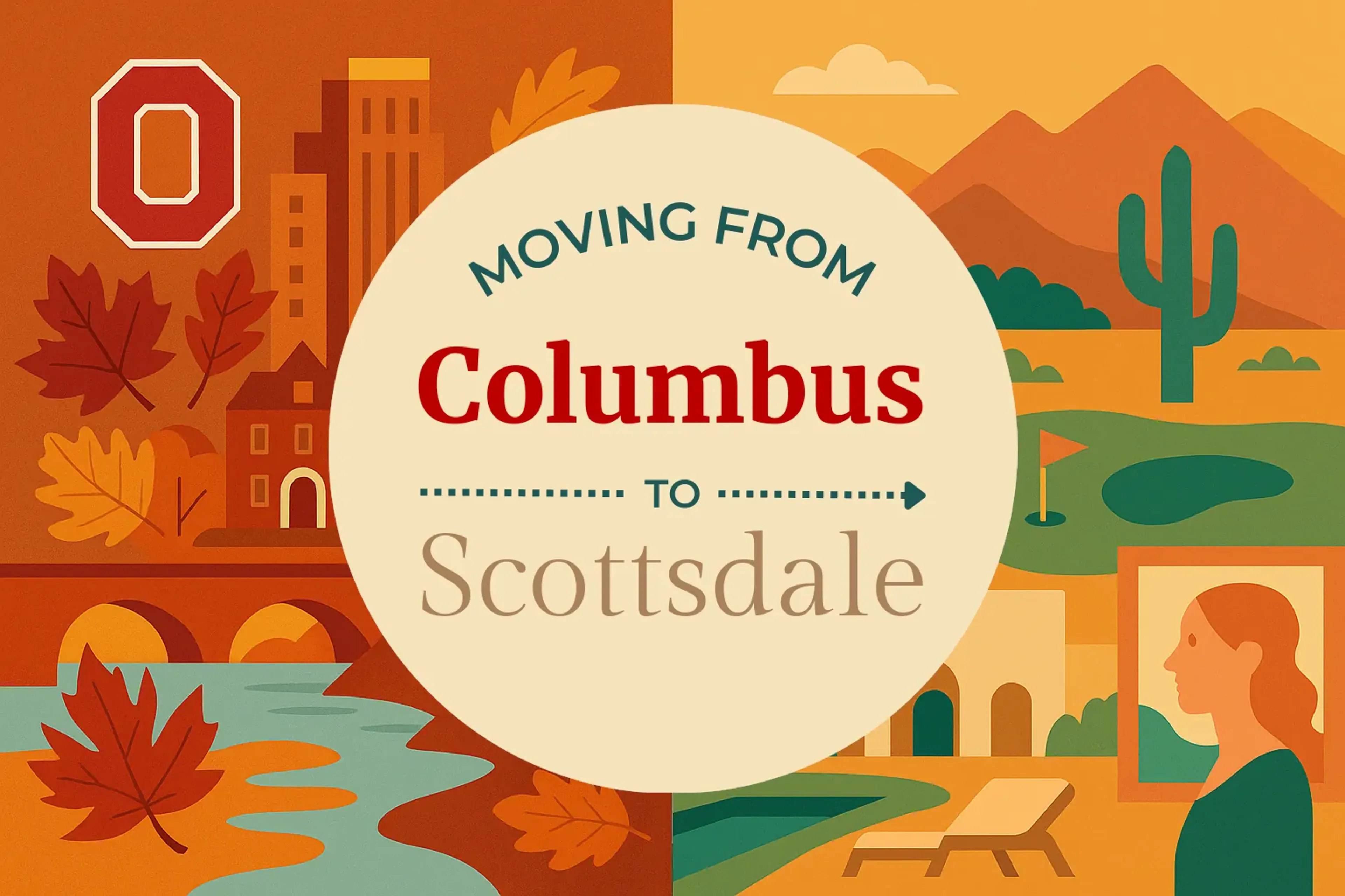Side-by-side comparison of Columbus to Scottsdale moving companies