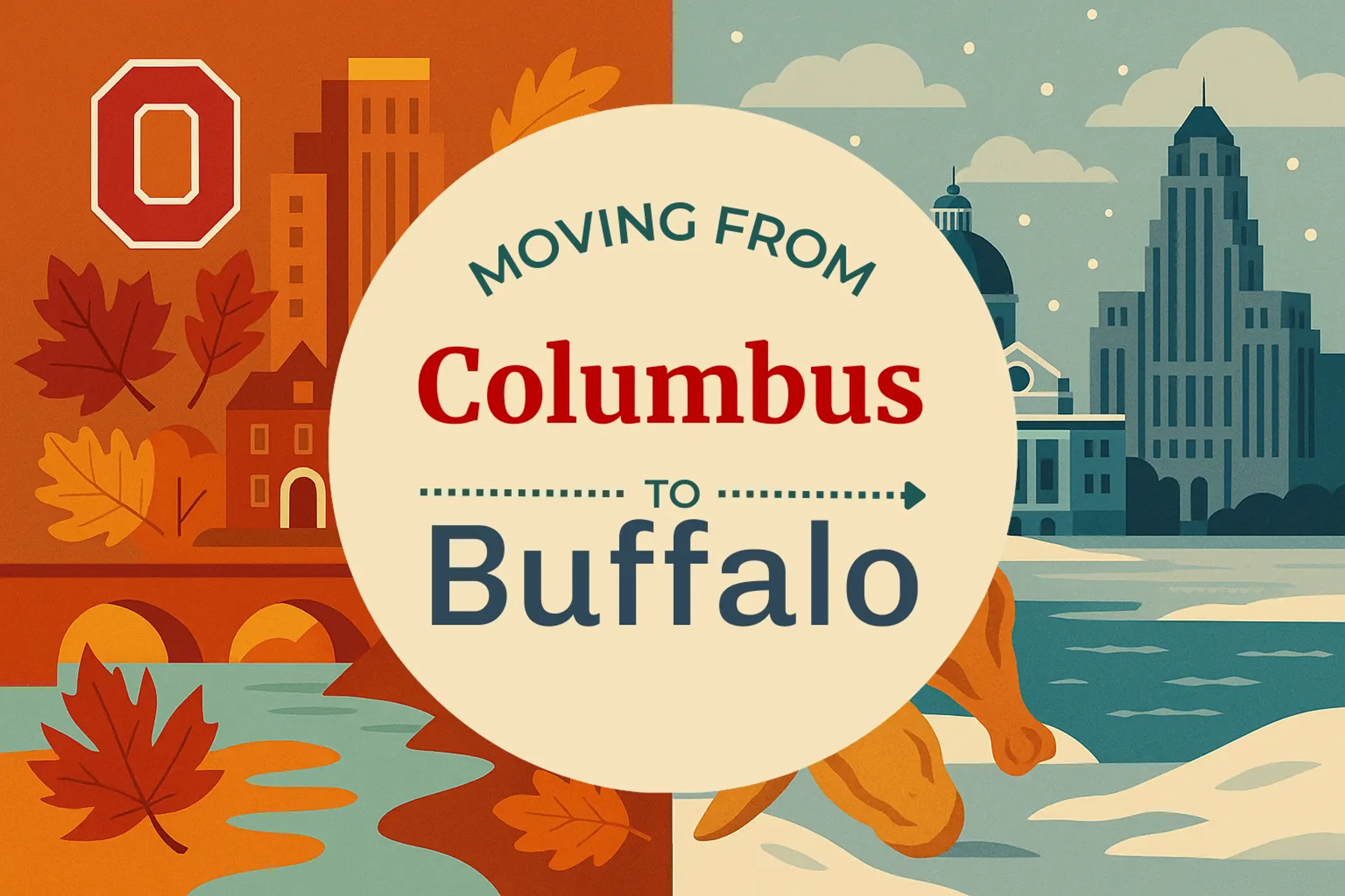 Side-by-side comparison of Columbus to Buffalo moving companies