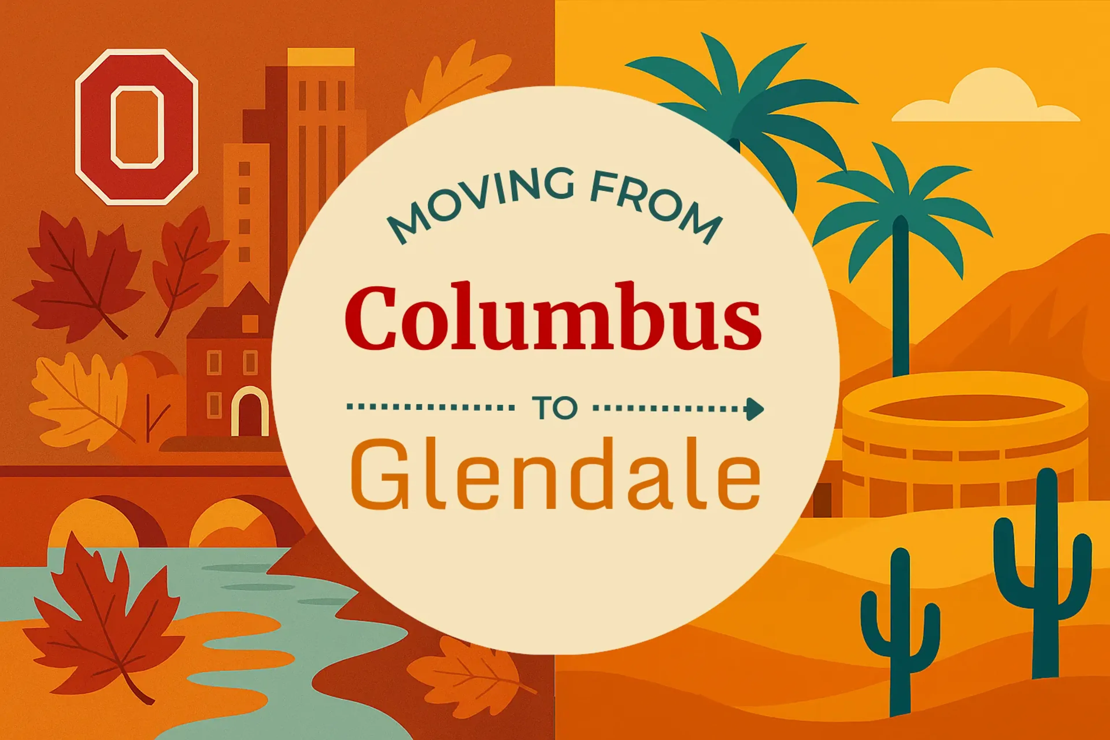 Side-by-side comparison of Columbus to Glendale moving companies