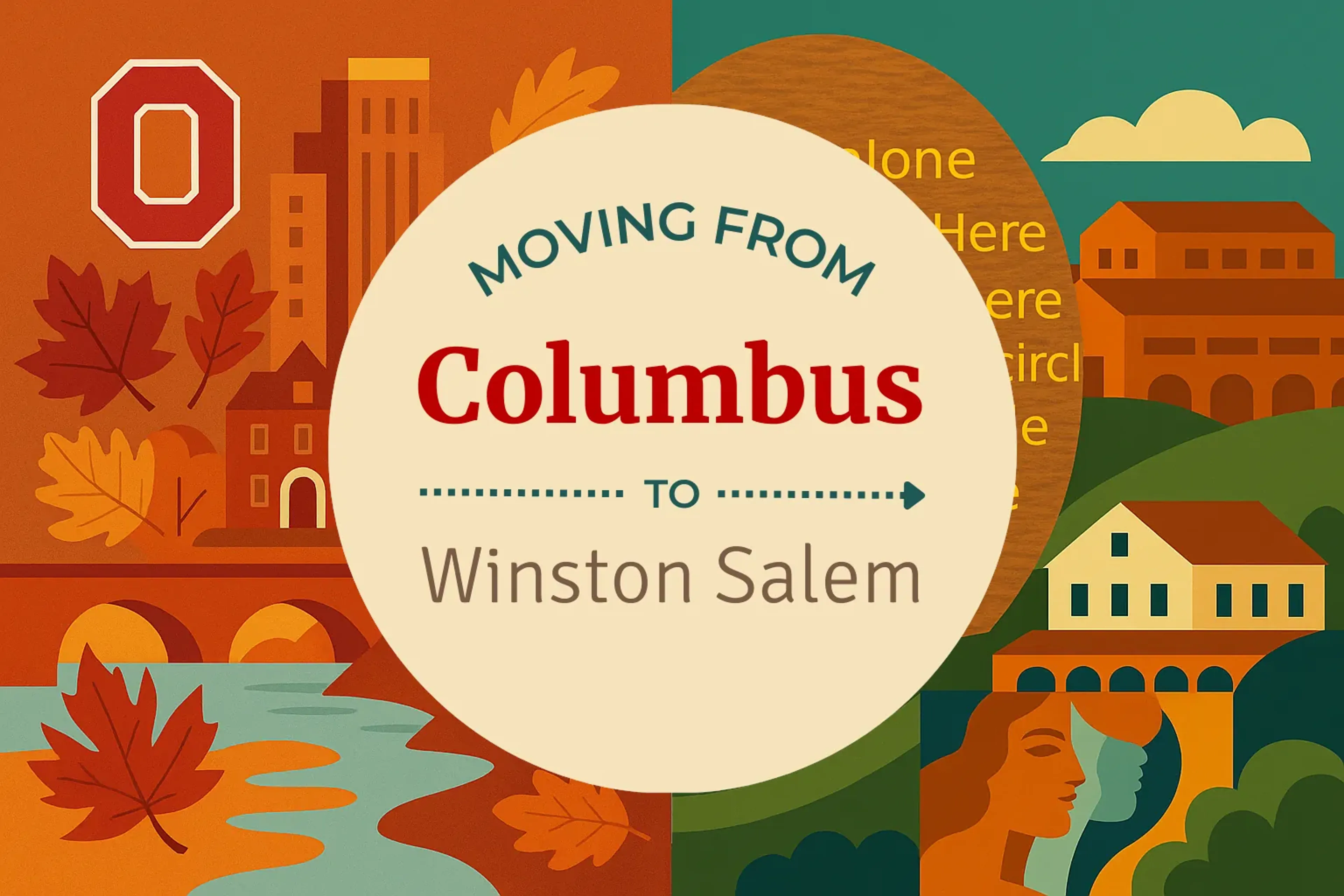 Side-by-side comparison of Columbus to Winston Salem moving companies