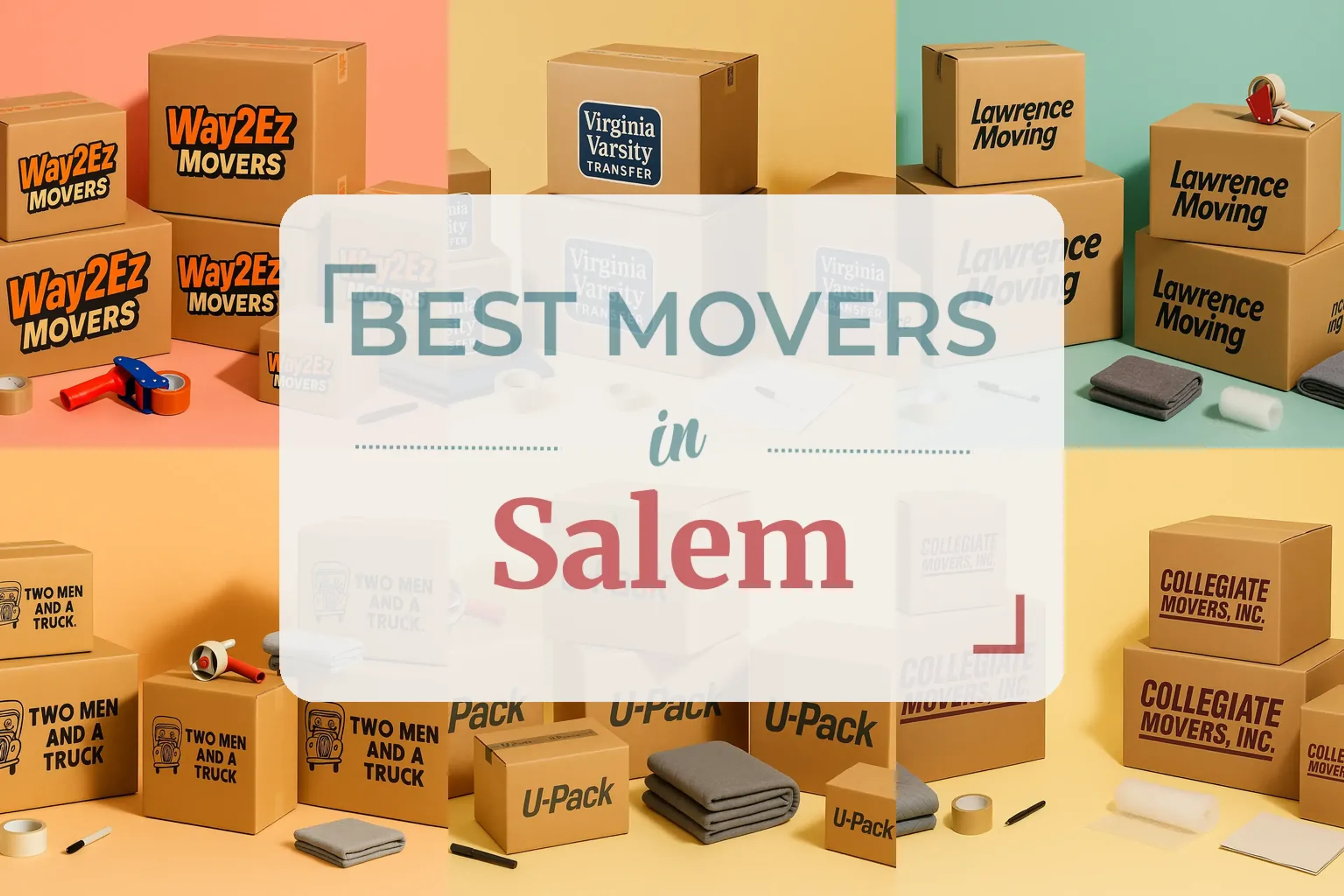 Side-by-side comparison of Salem moving companies