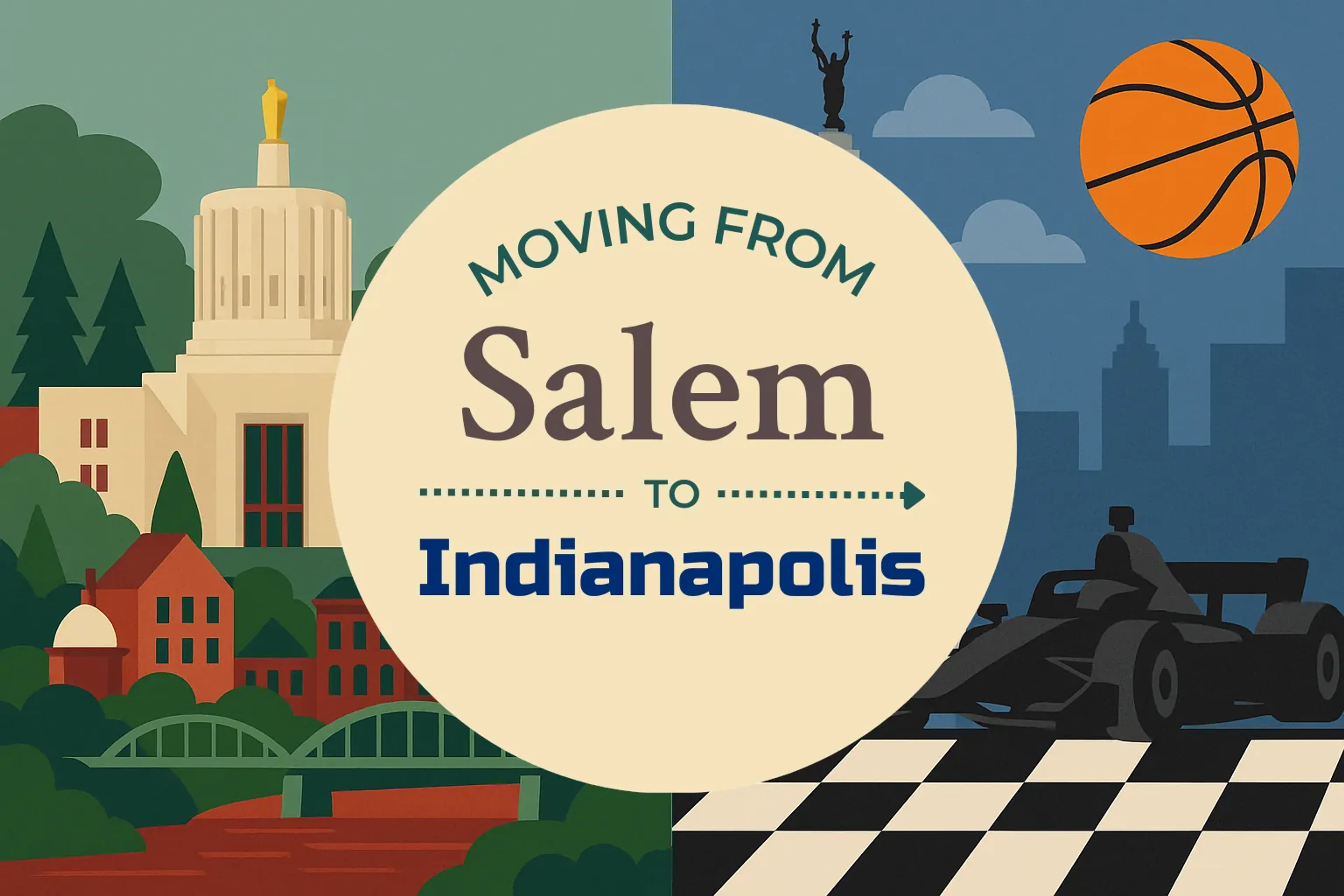 Side-by-side comparison of Salem to Indianapolis moving companies
