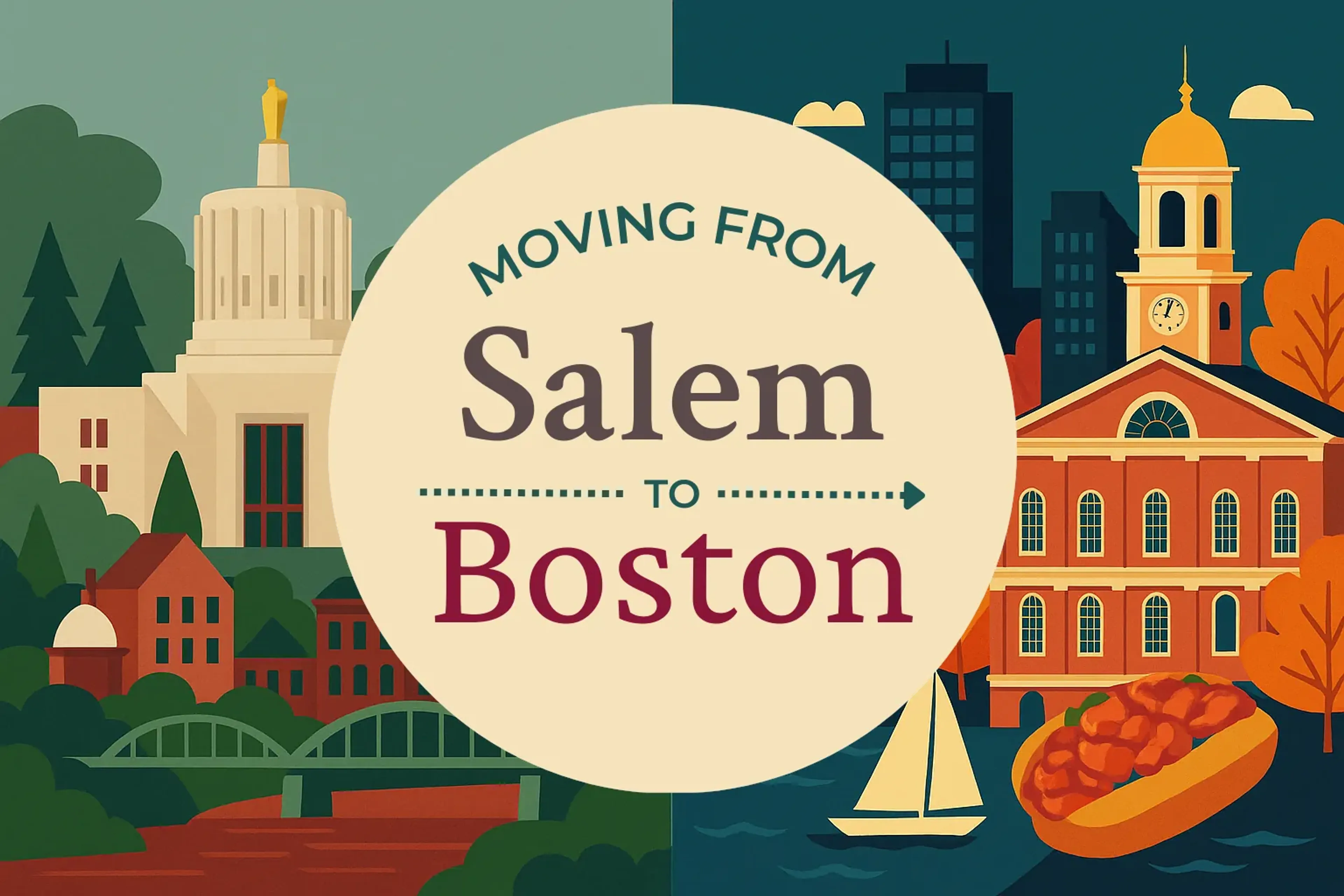 Side-by-side comparison of Salem to Boston moving companies