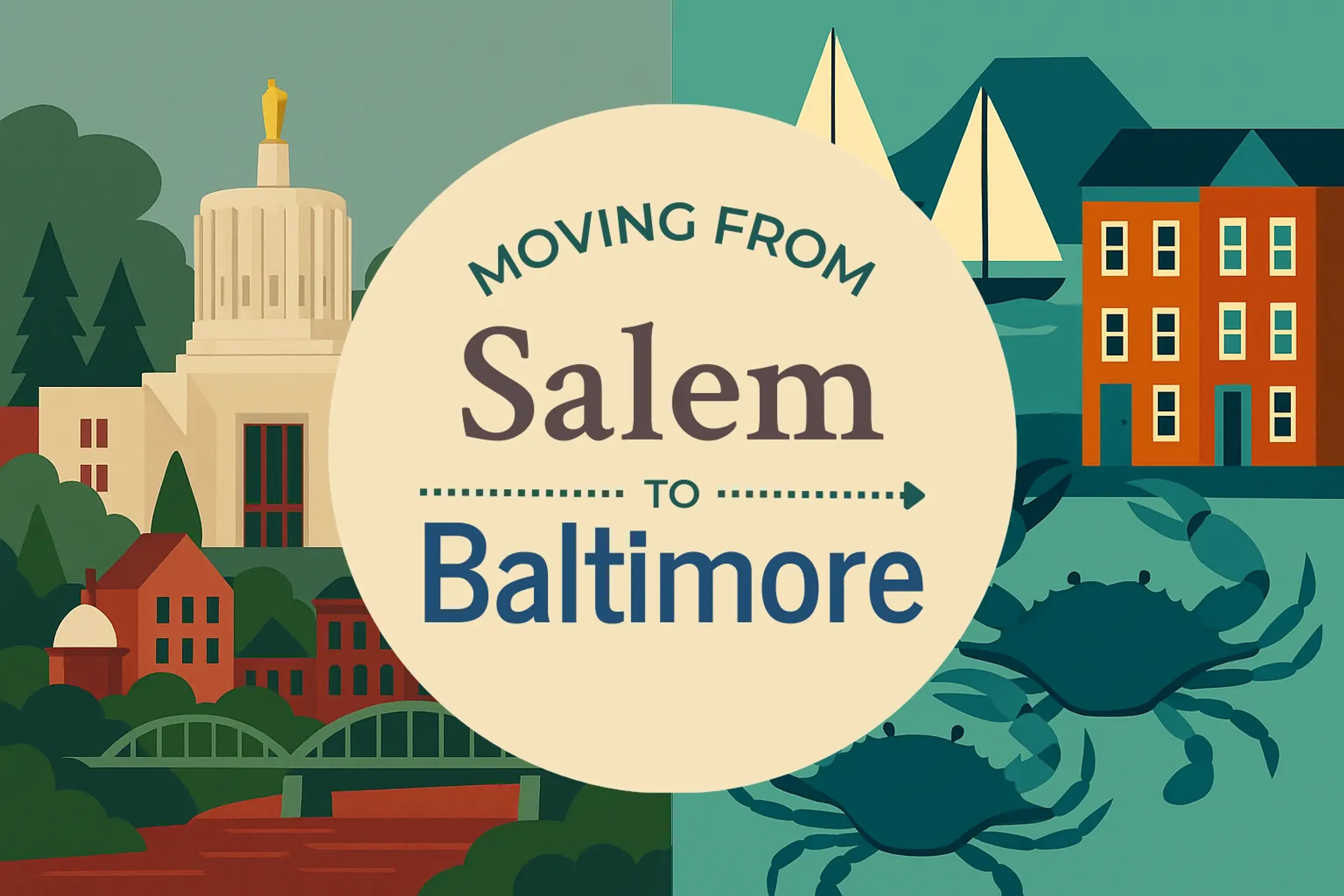 Side-by-side comparison of Salem to Baltimore moving companies