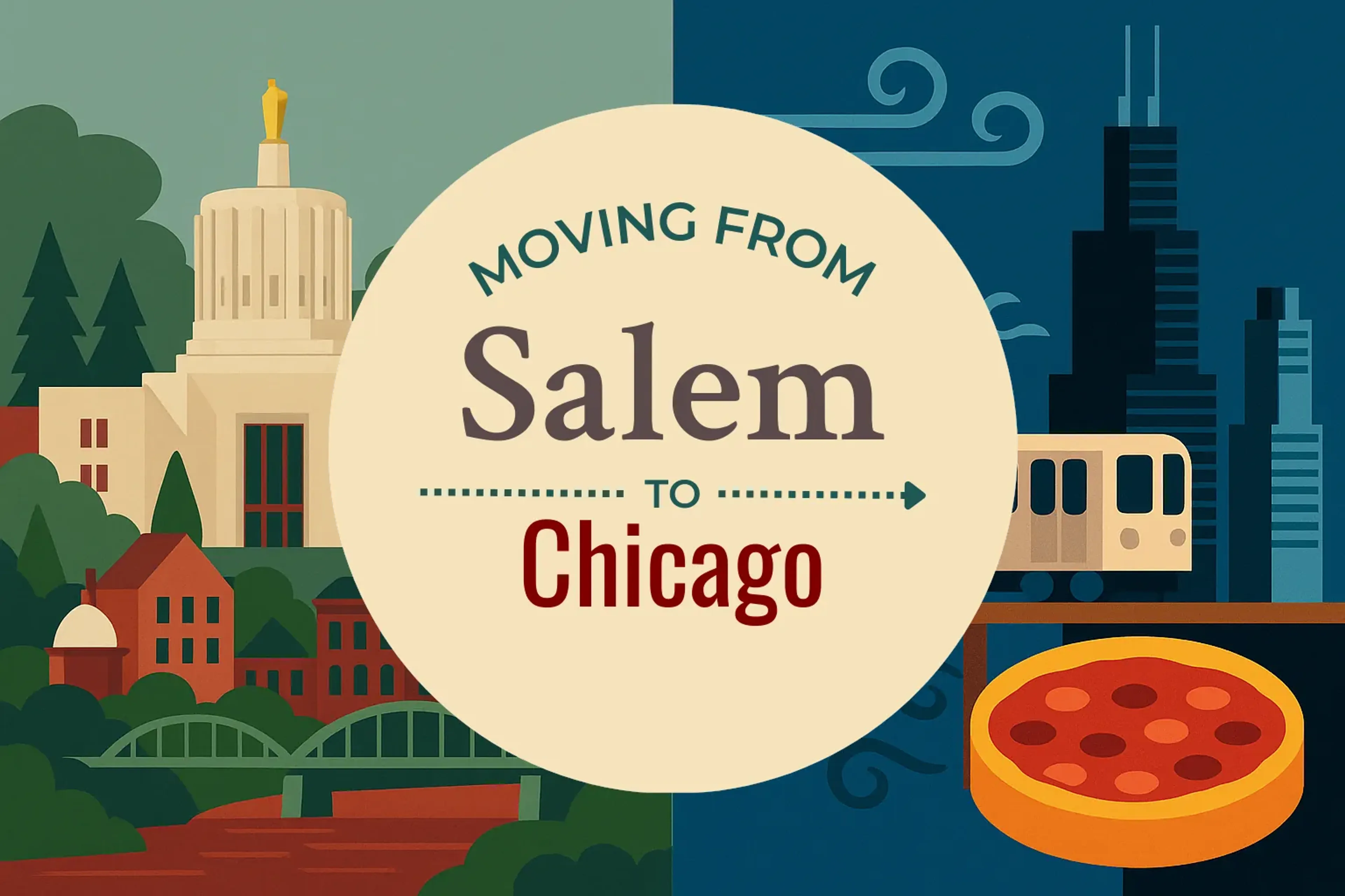 Side-by-side comparison of Salem to Chicago moving companies