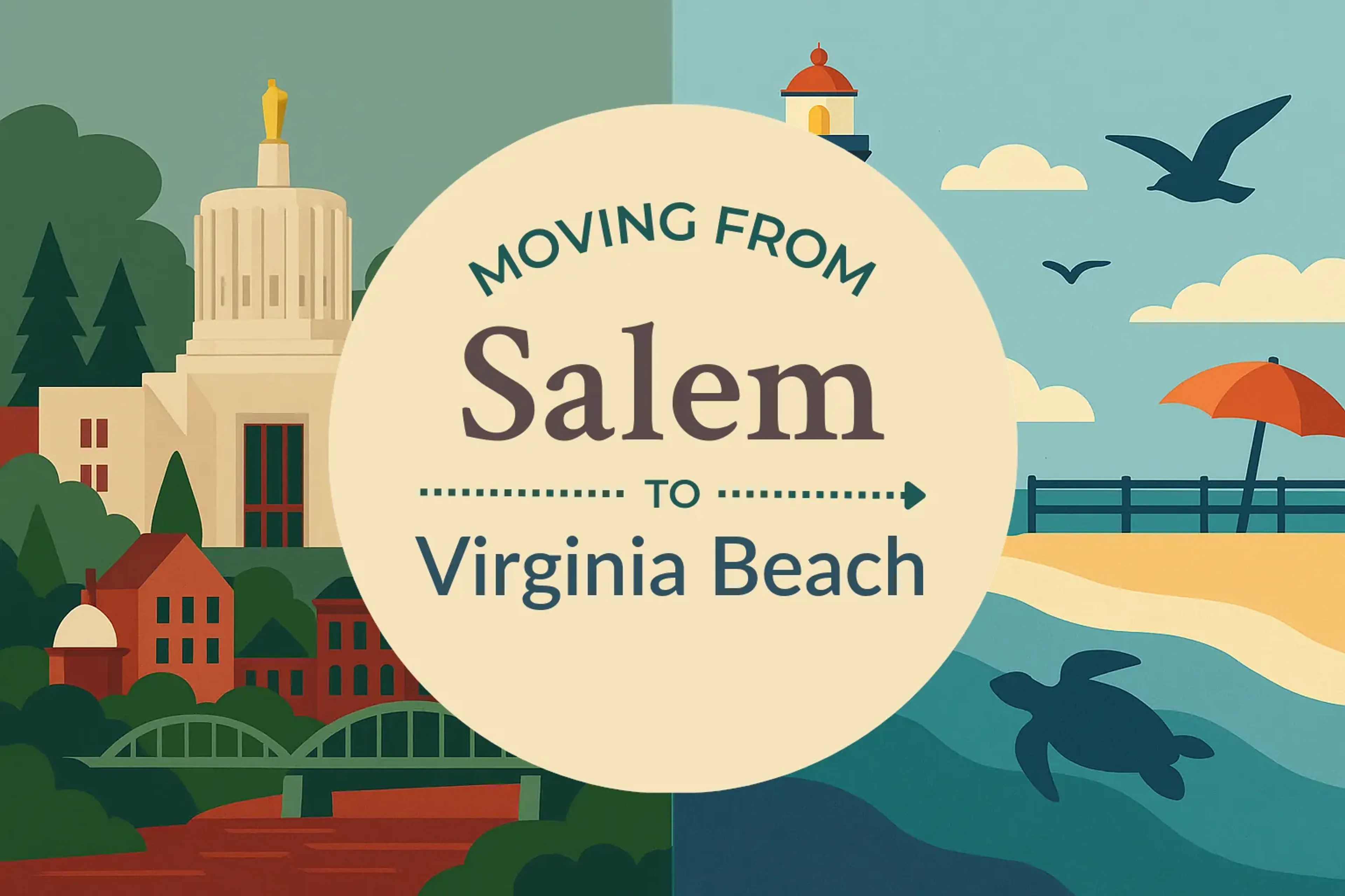 Side-by-side comparison of Salem to Virginia Beach moving companies