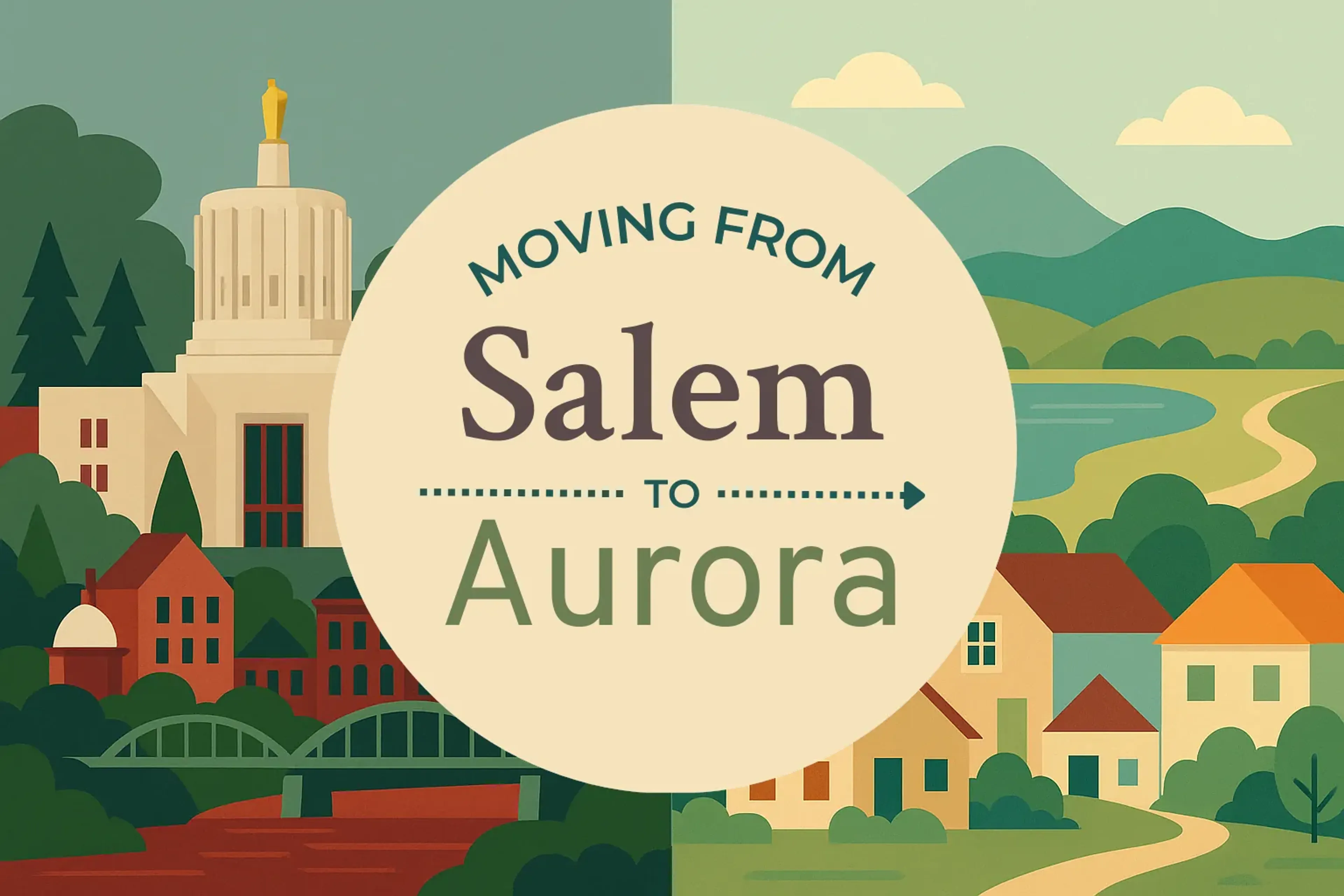 Side-by-side comparison of Salem to Aurora moving companies