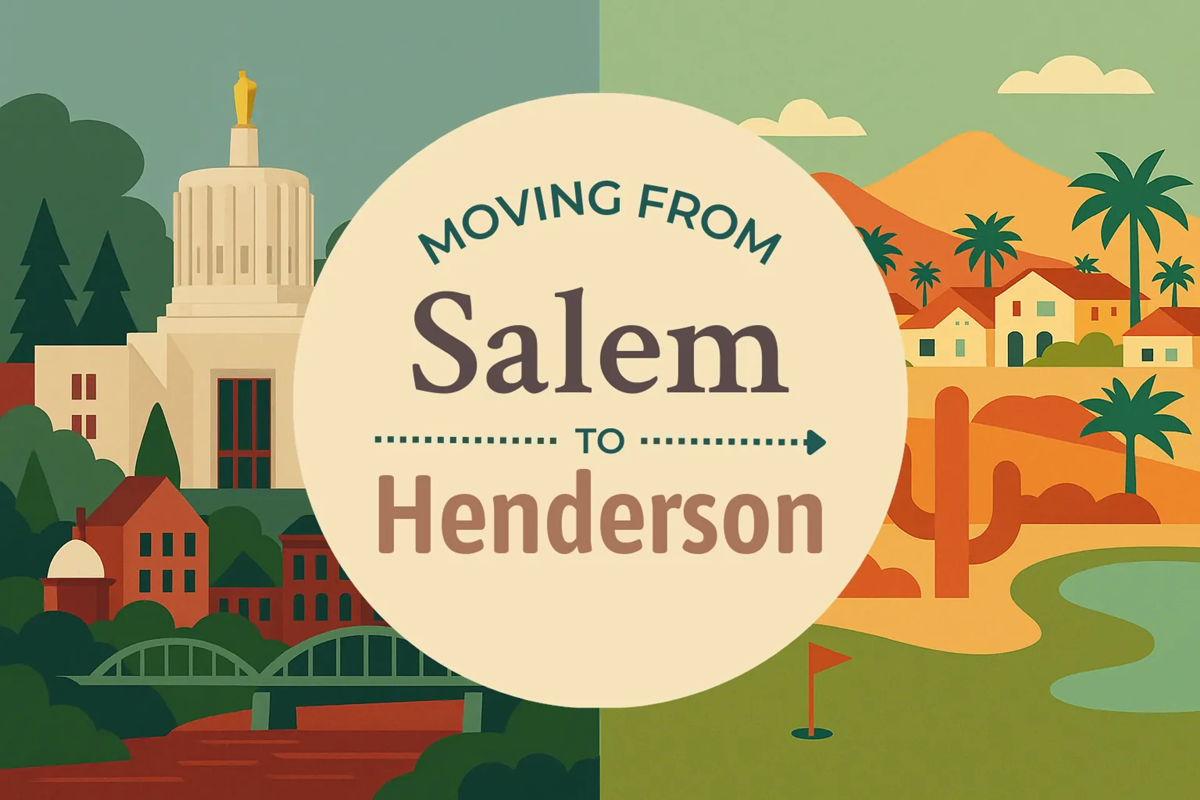 Side-by-side comparison of Salem to Henderson moving companies