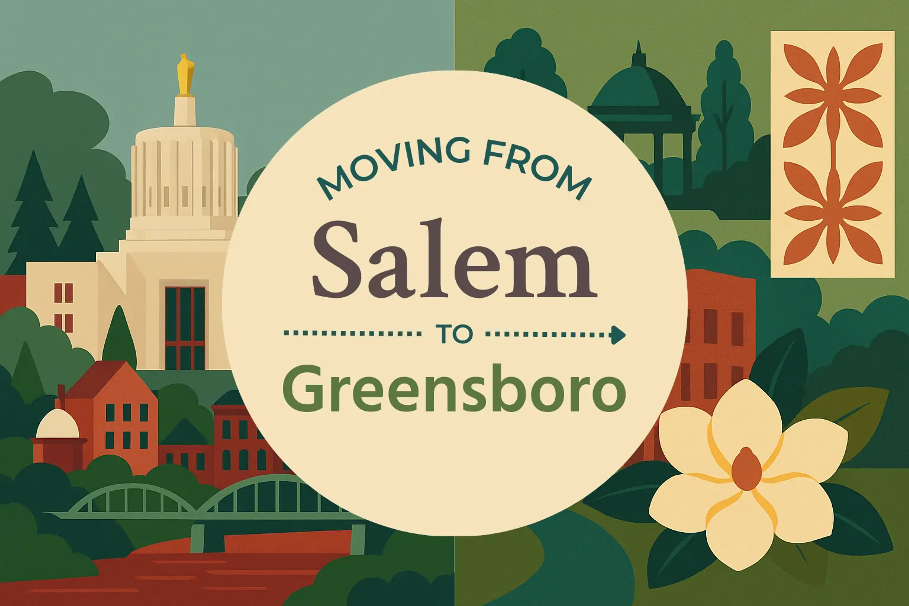 Side-by-side comparison of Salem to Greensboro moving companies