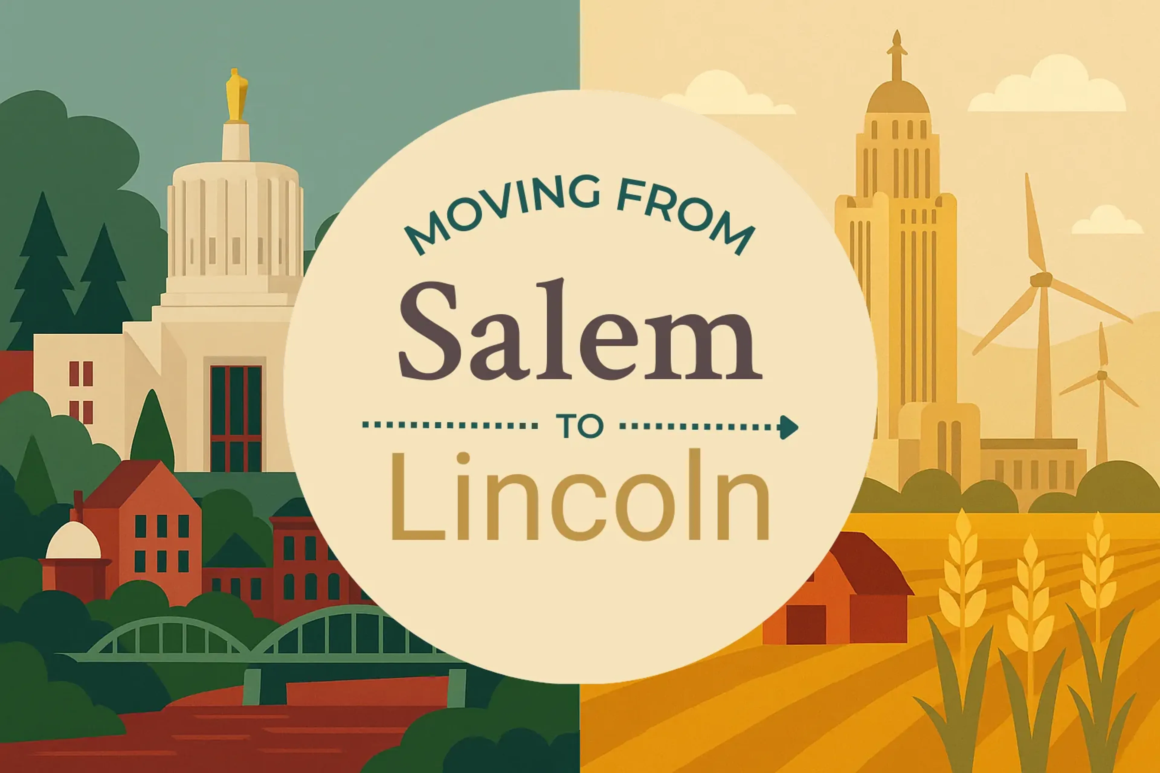 Side-by-side comparison of Salem to Lincoln moving companies