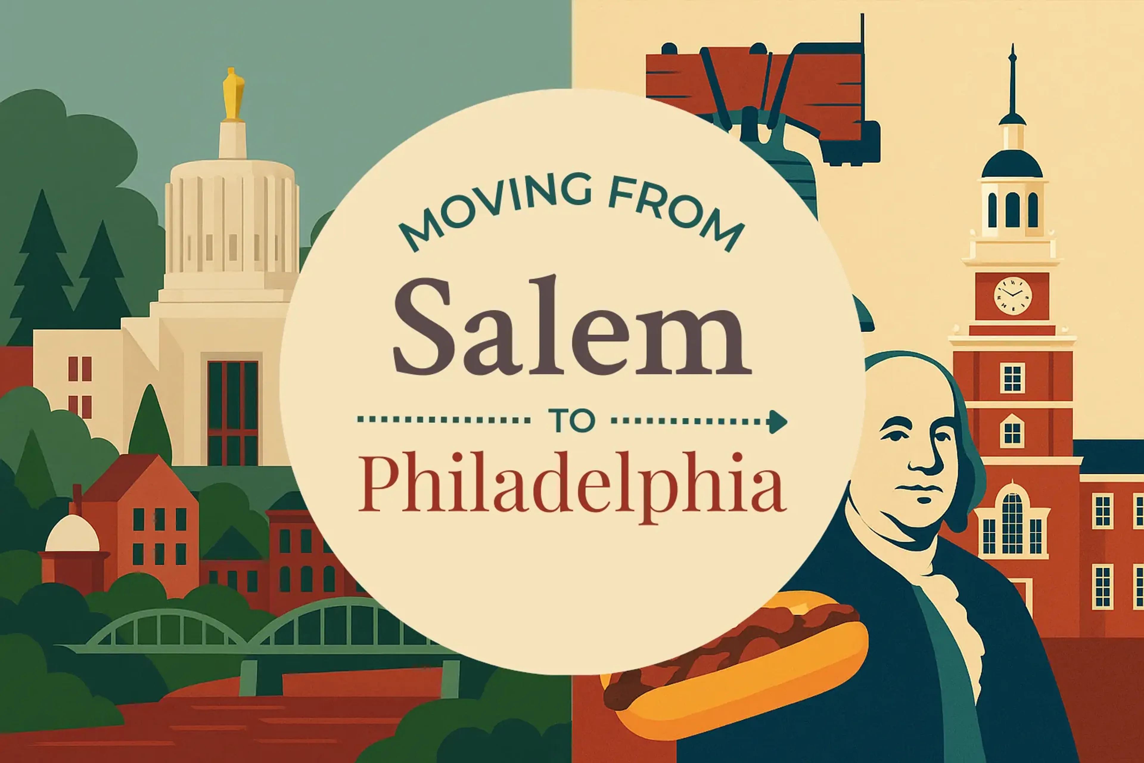 Side-by-side comparison of Salem to Philadelphia moving companies