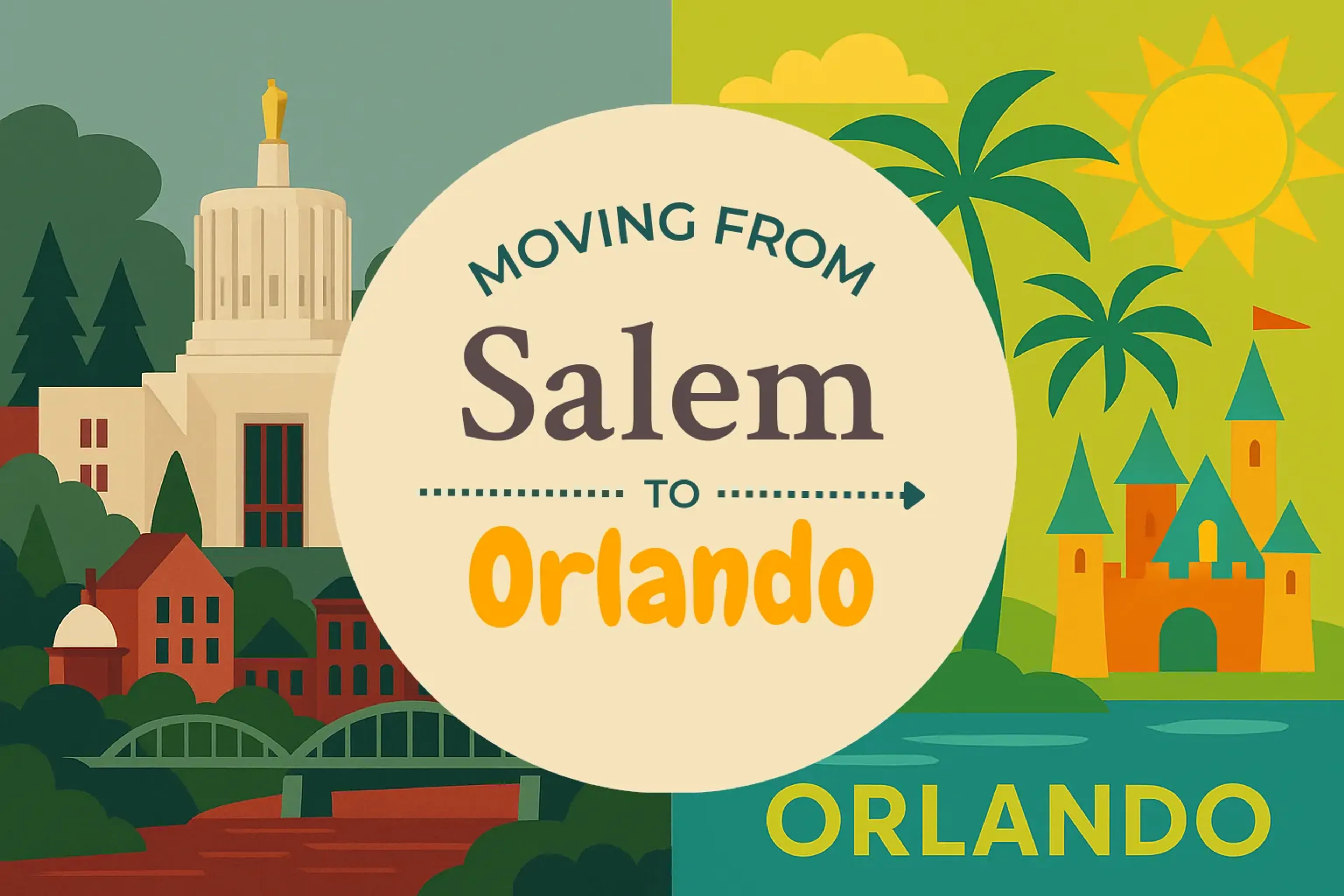 Side-by-side comparison of Salem to Orlando moving companies