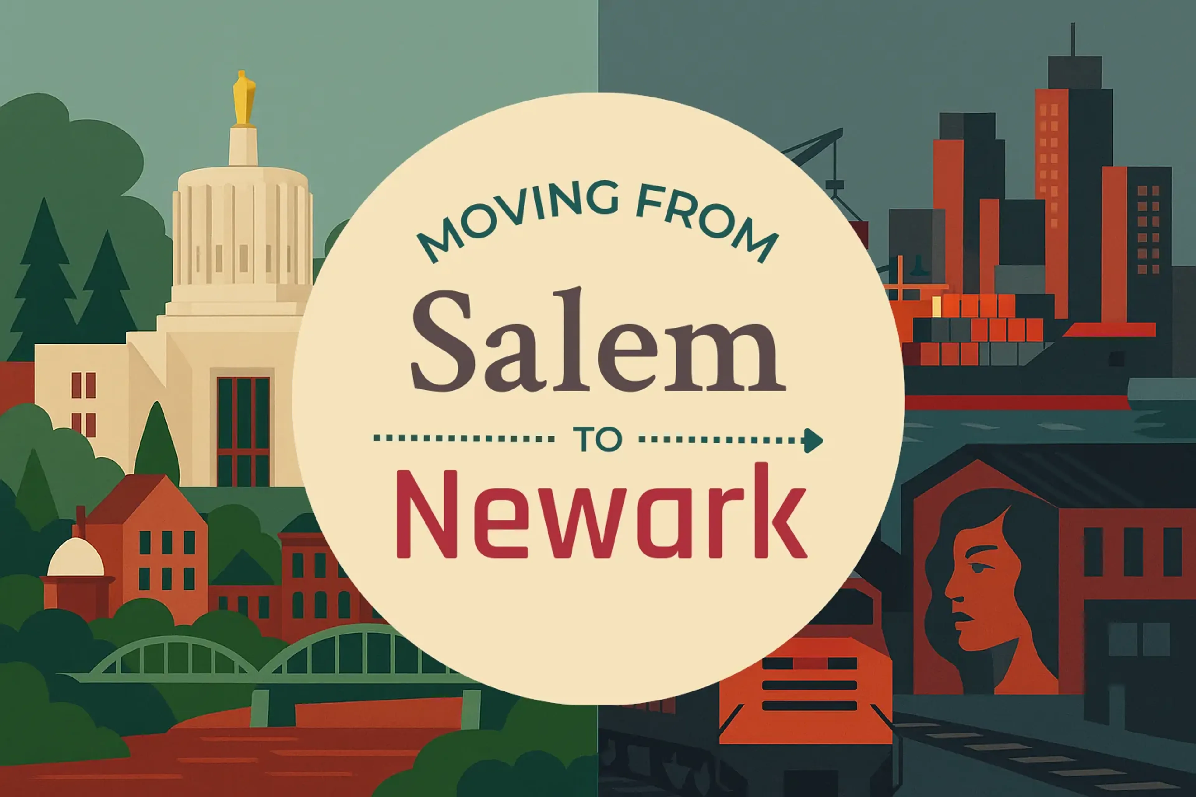 Side-by-side comparison of Salem to Newark moving companies