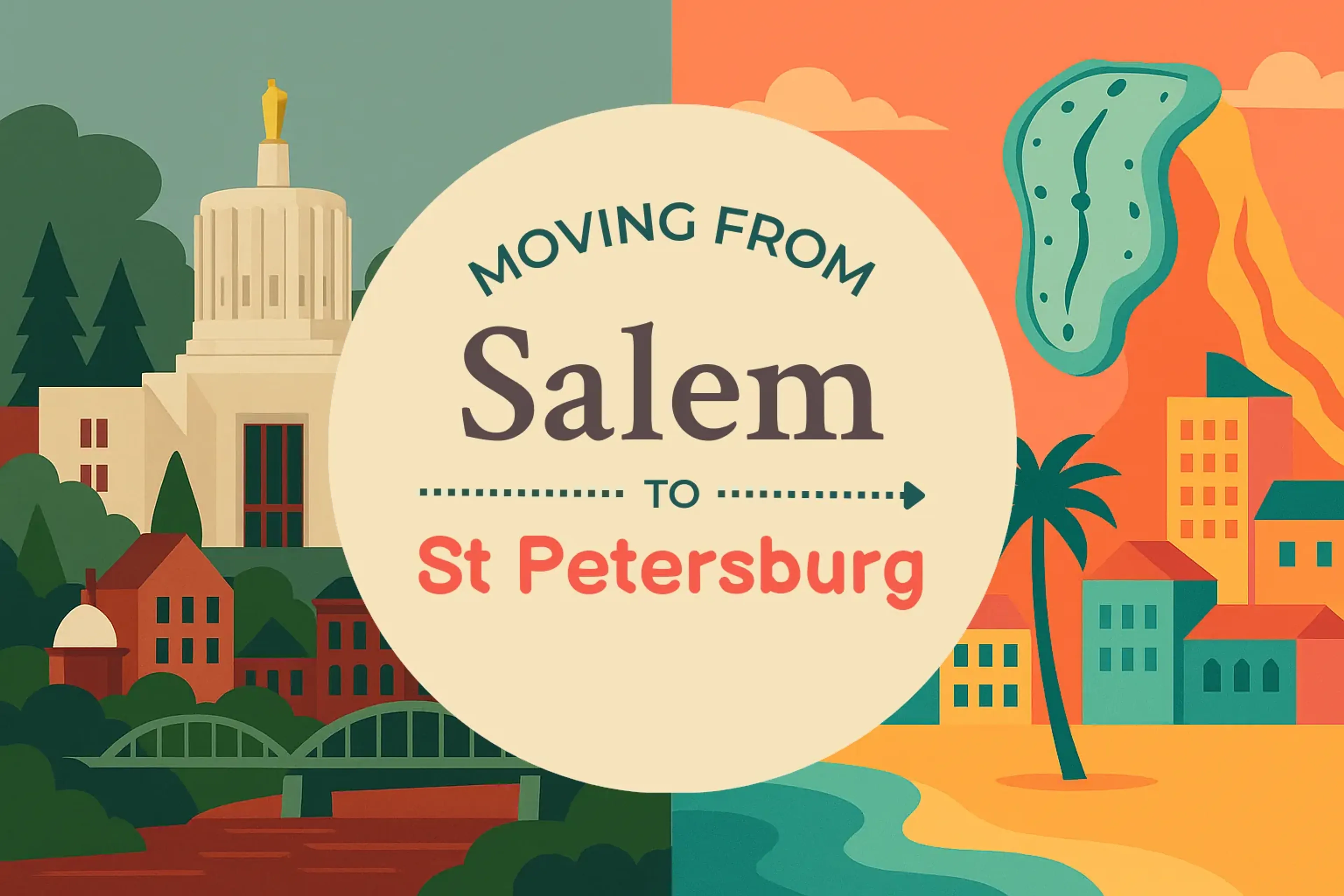 Side-by-side comparison of Salem to St. Petersburg moving companies