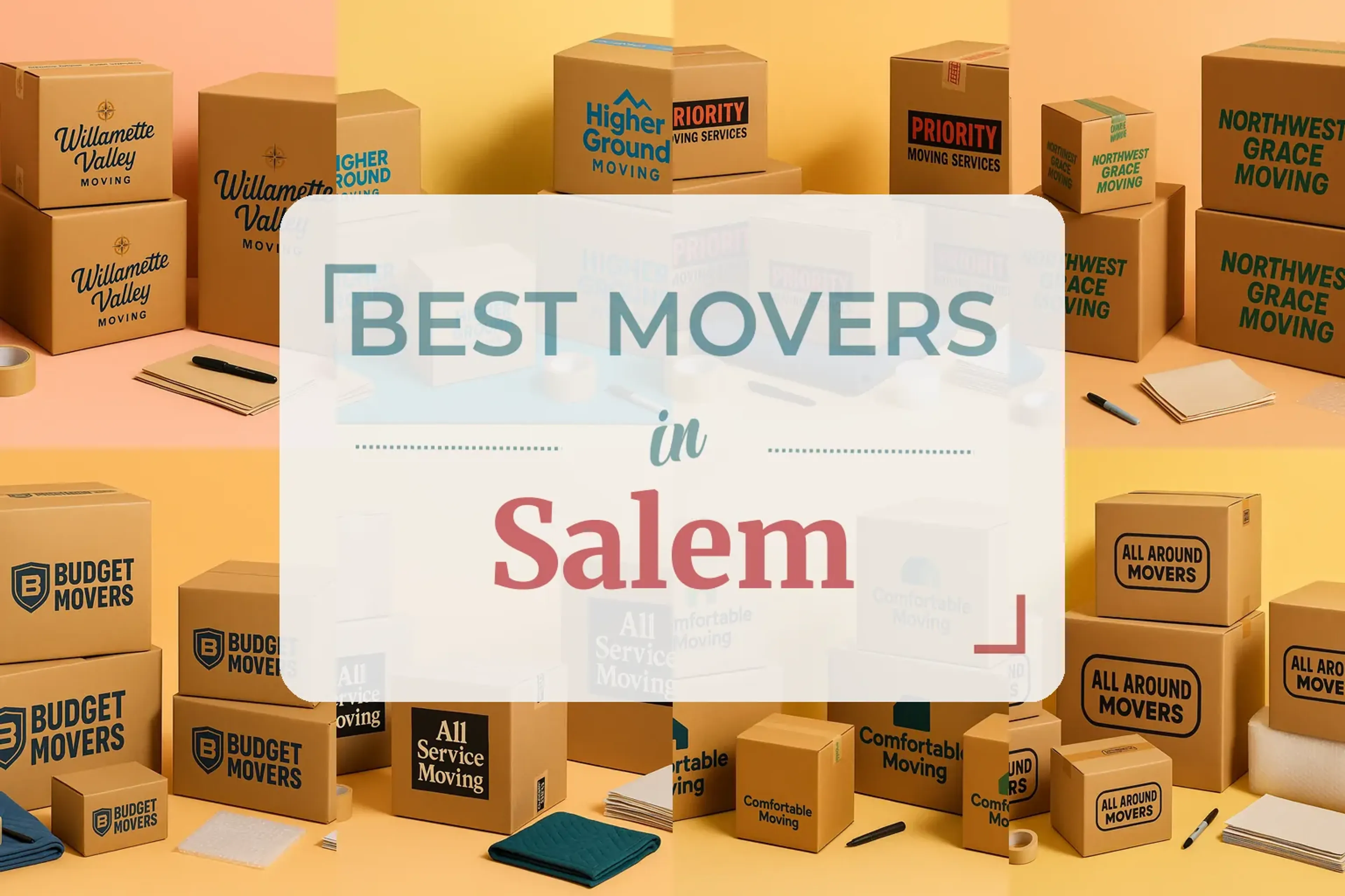 Side-by-side comparison of Salem moving companies