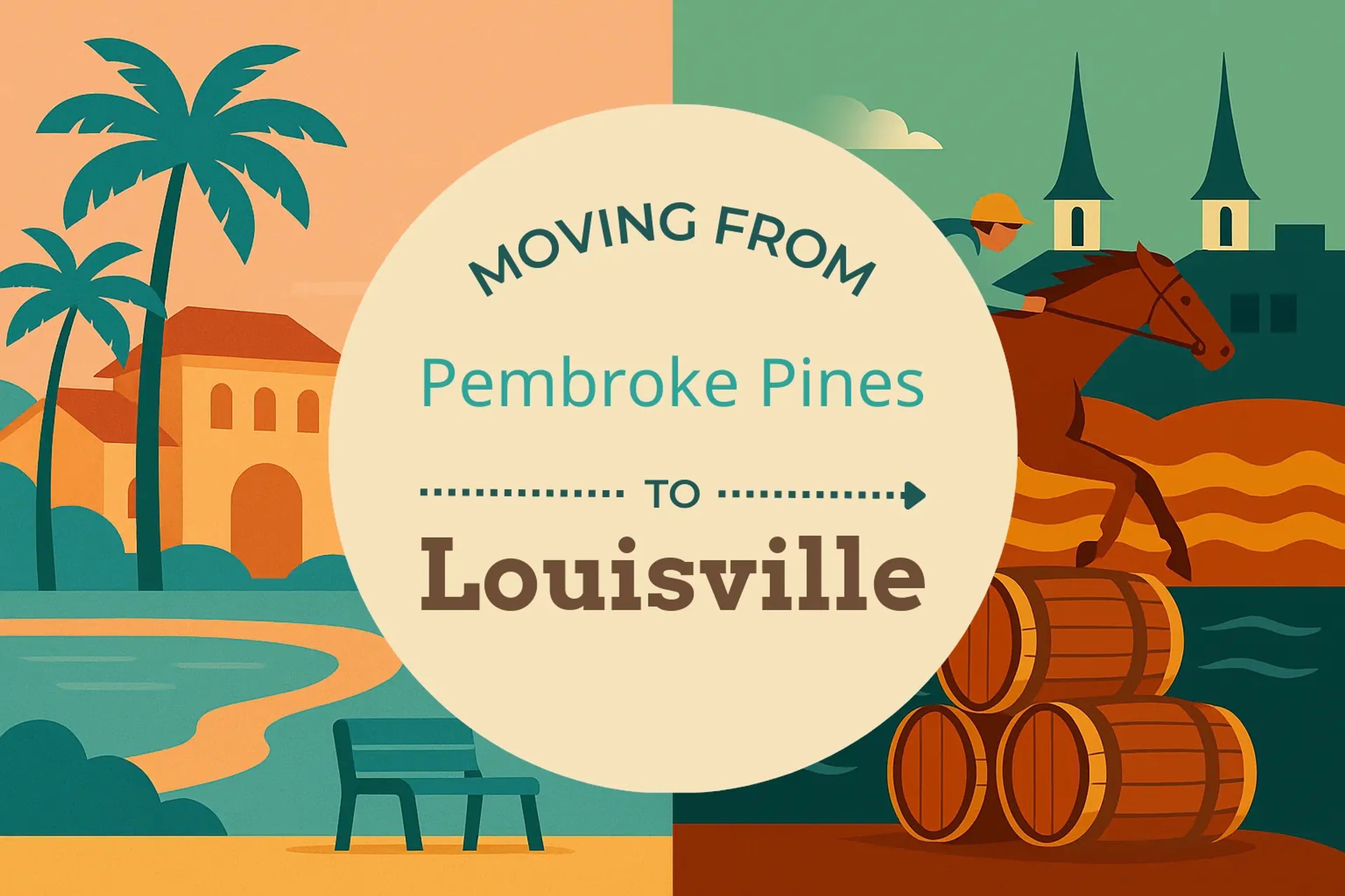 Side-by-side comparison of Pembroke Pines to Louisville moving companies
