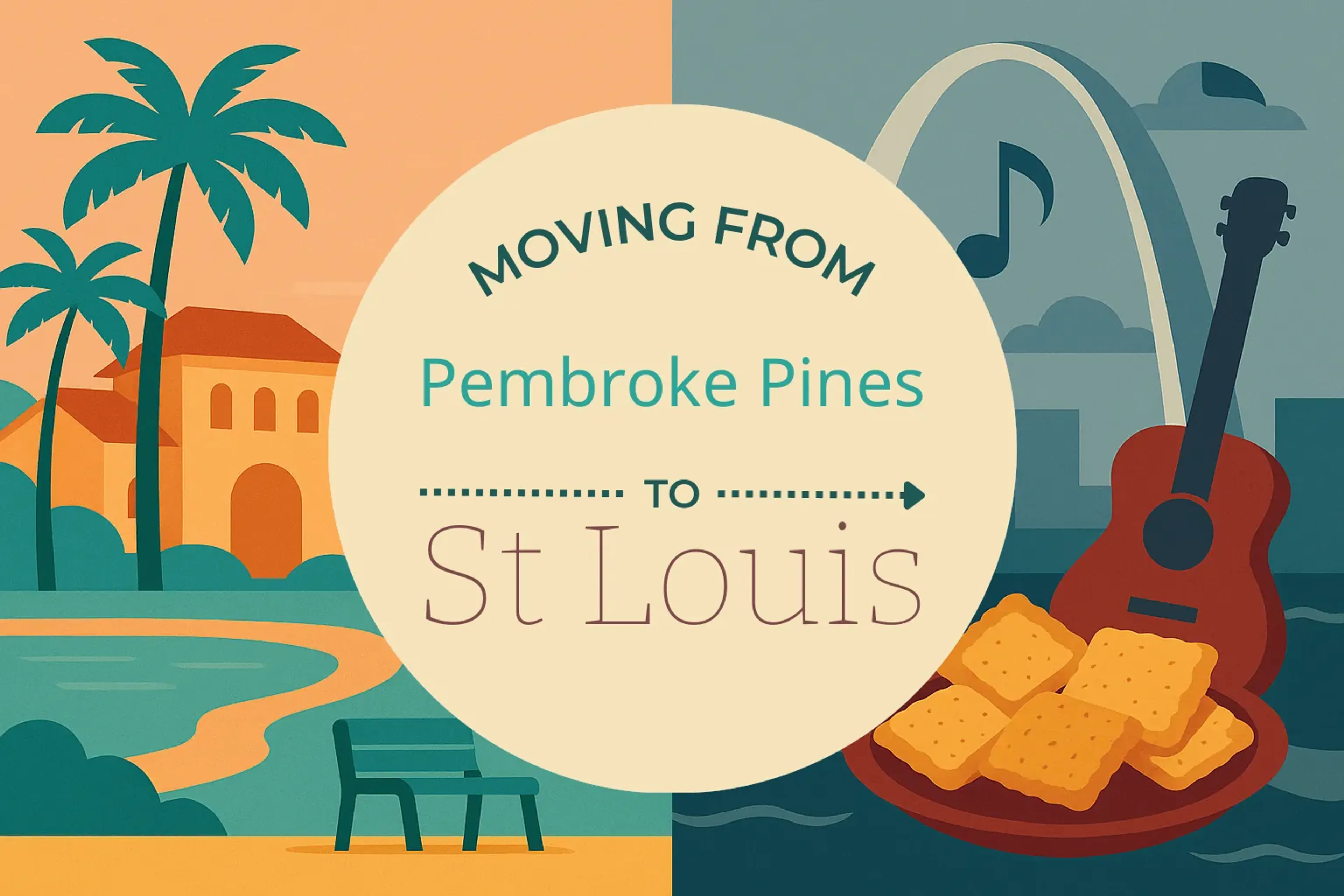 Side-by-side comparison of Pembroke Pines to St. Louis moving companies