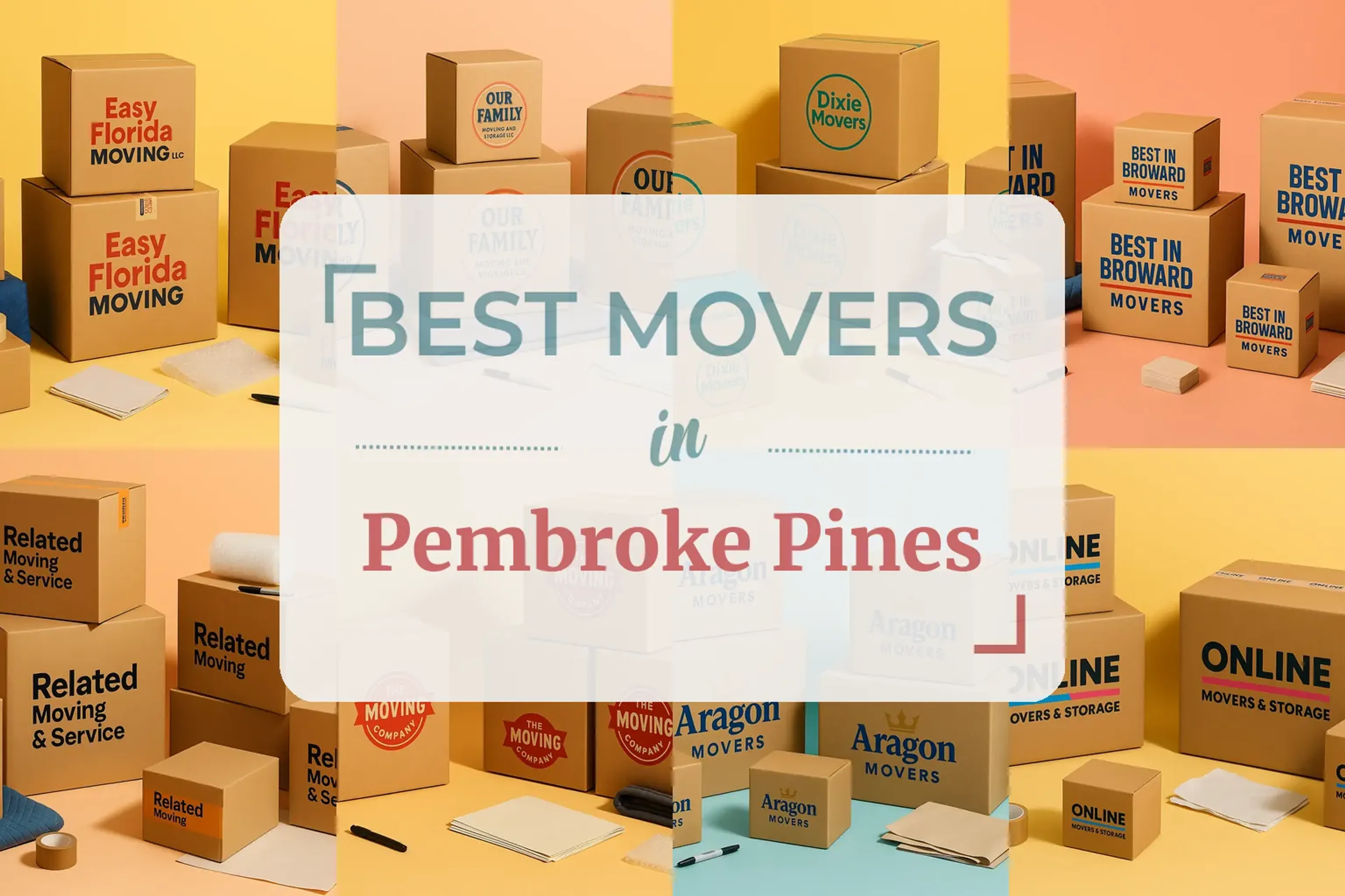 Side-by-side comparison of Pembroke Pines moving companies