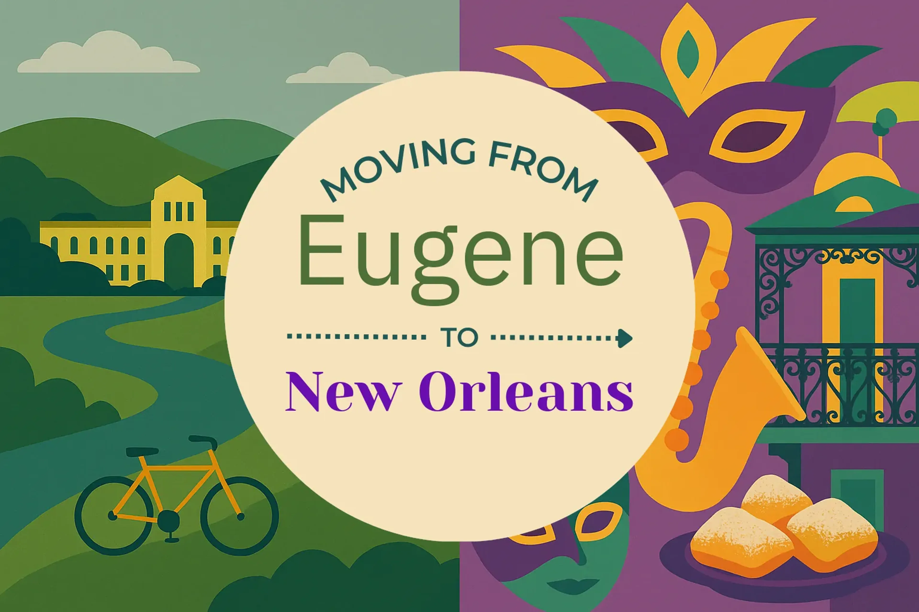 Side-by-side comparison of Eugene to New Orleans moving companies