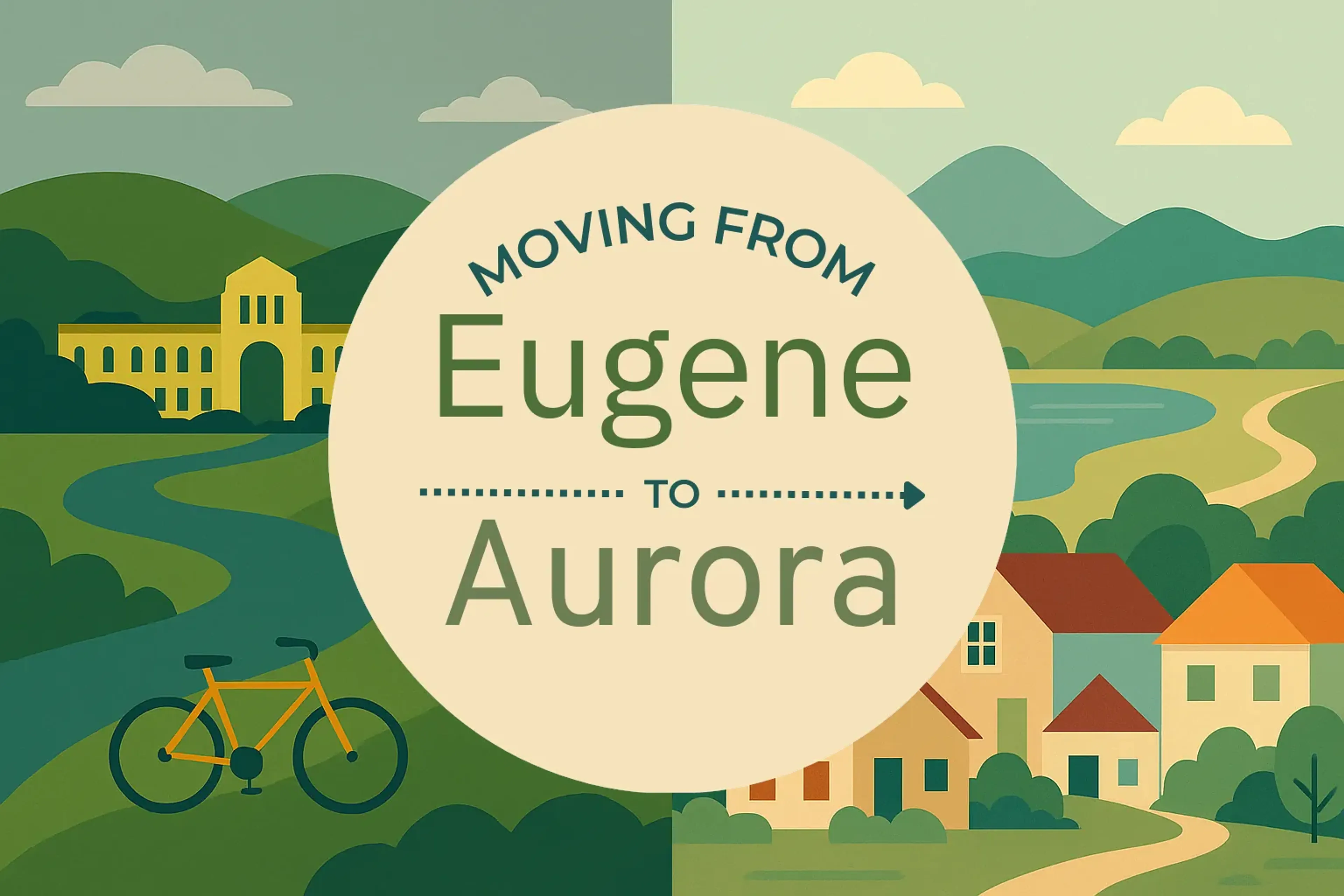 Side-by-side comparison of Eugene to Aurora moving companies