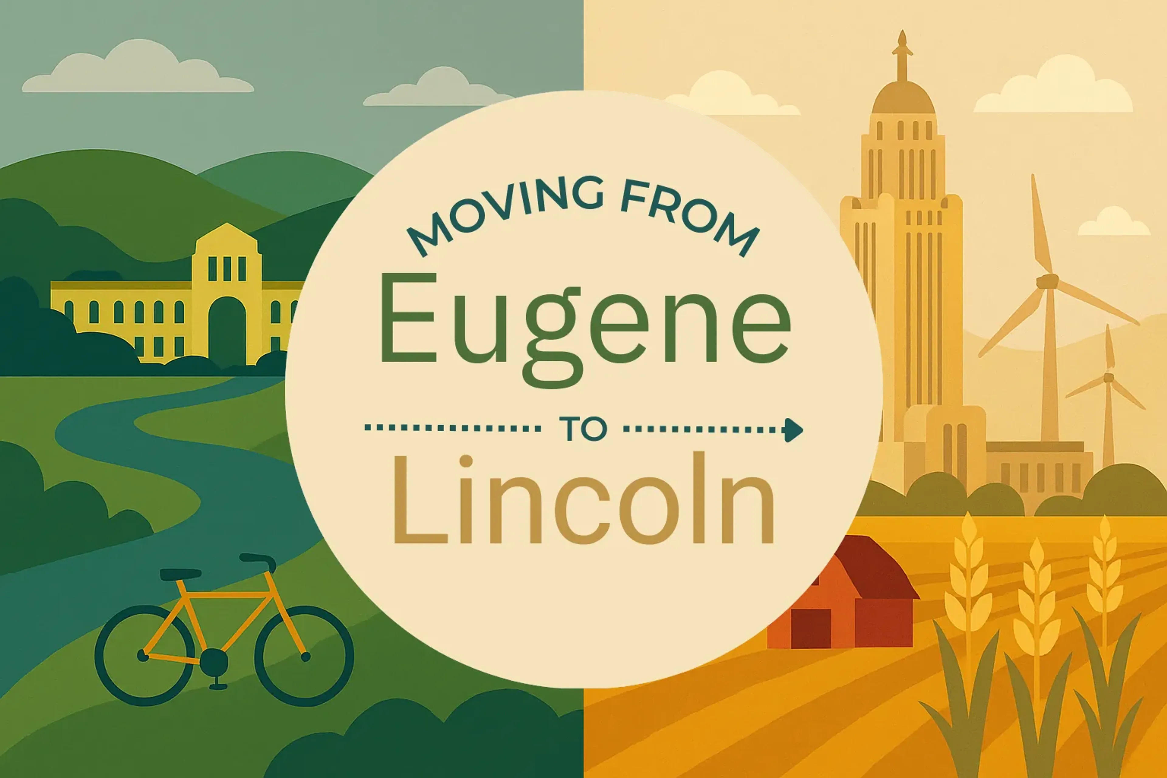 Side-by-side comparison of Eugene to Lincoln moving companies