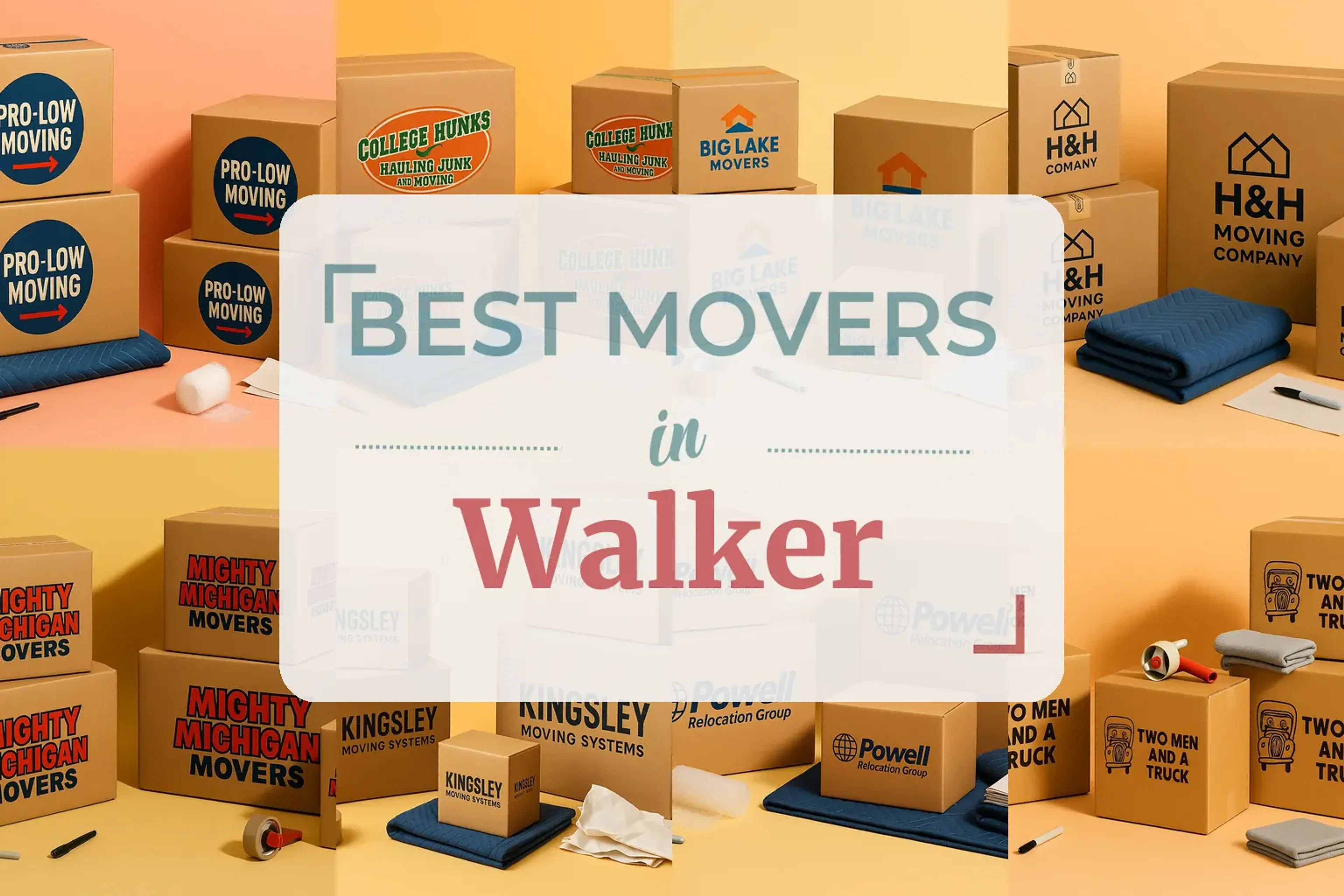 Side-by-side comparison of Walker moving companies