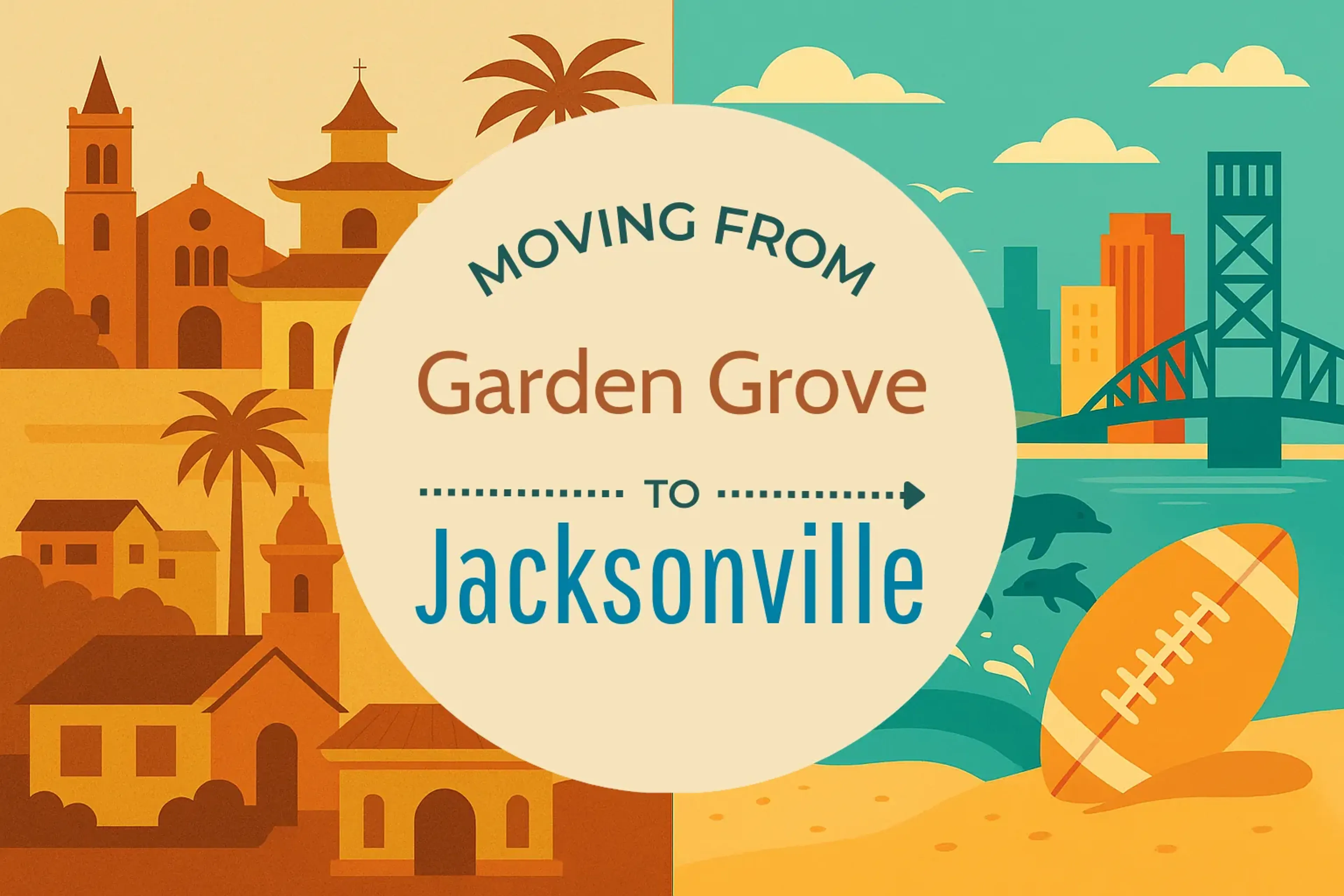 Side-by-side comparison of Garden Grove to Jacksonville moving companies