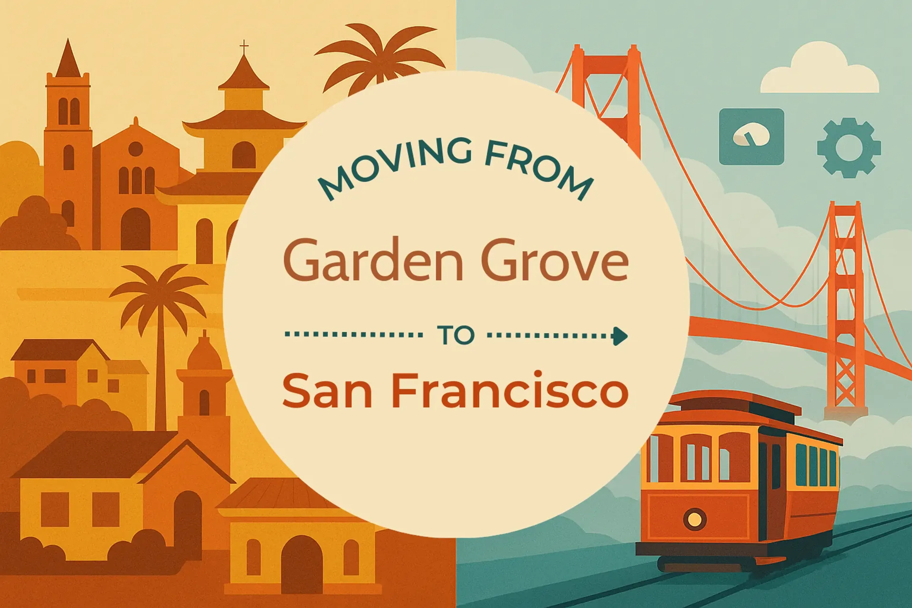 Side-by-side comparison of Garden Grove to San Francisco moving companies