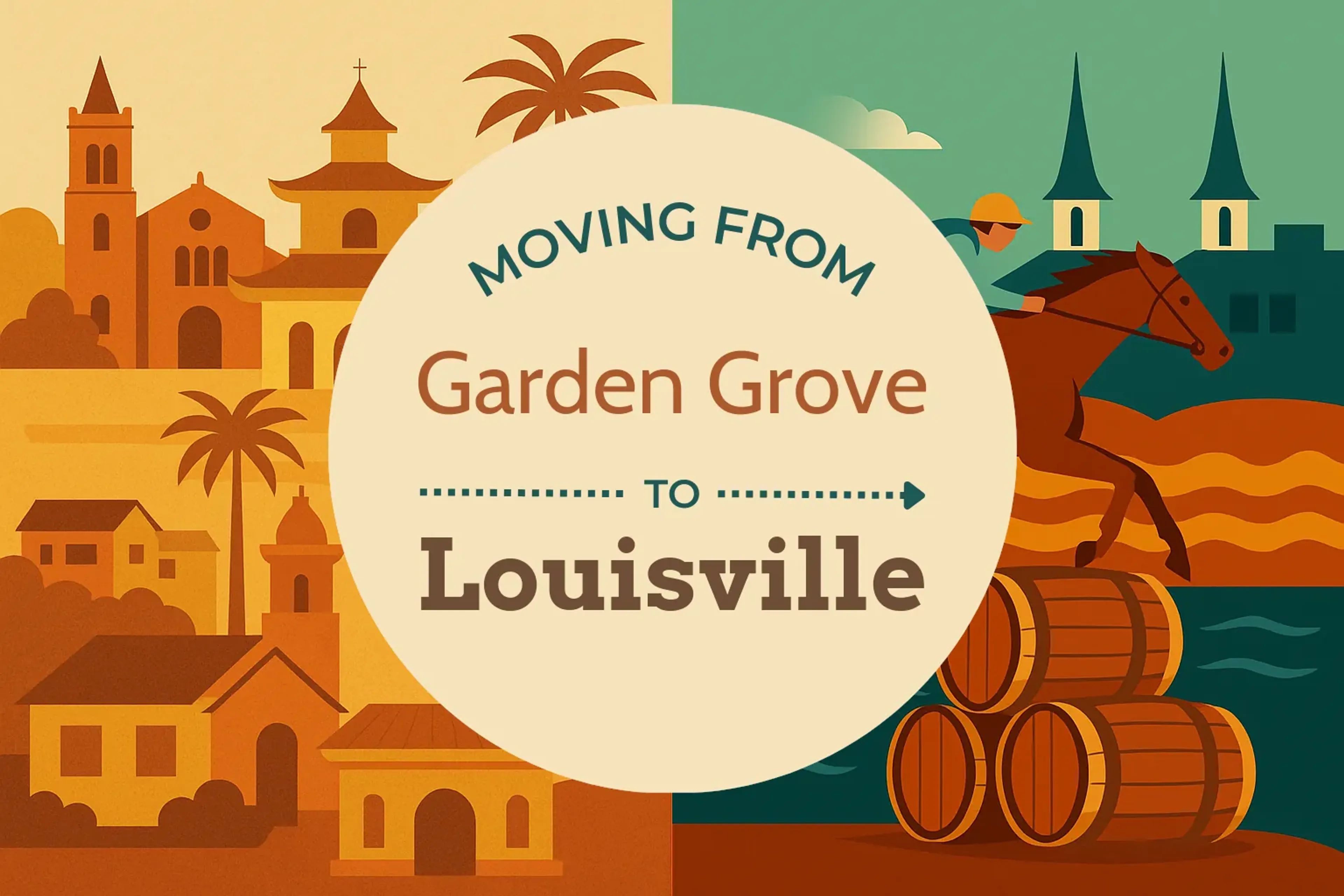 Side-by-side comparison of Garden Grove to Louisville moving companies