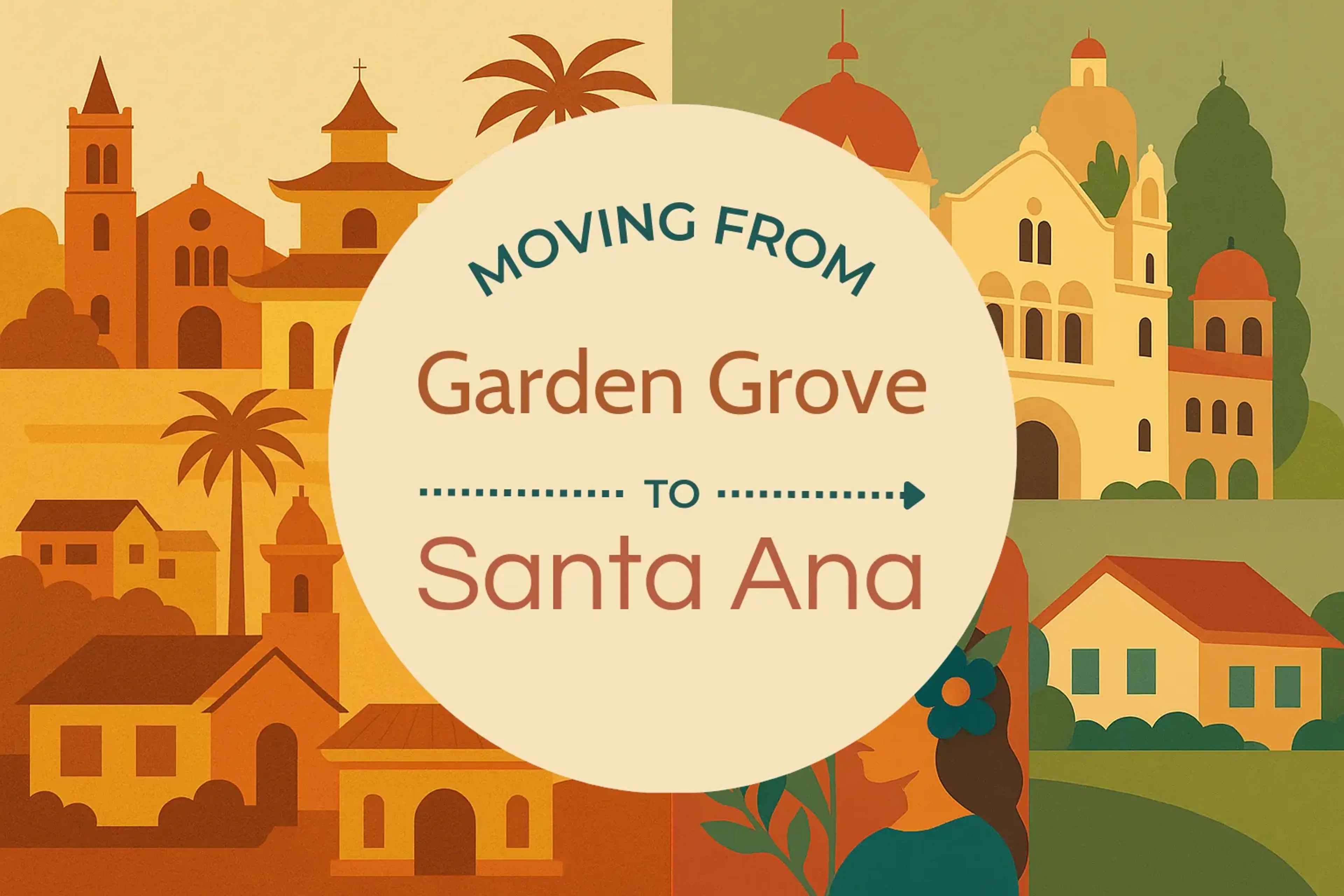 Side-by-side comparison of Garden Grove to Santa Ana moving companies
